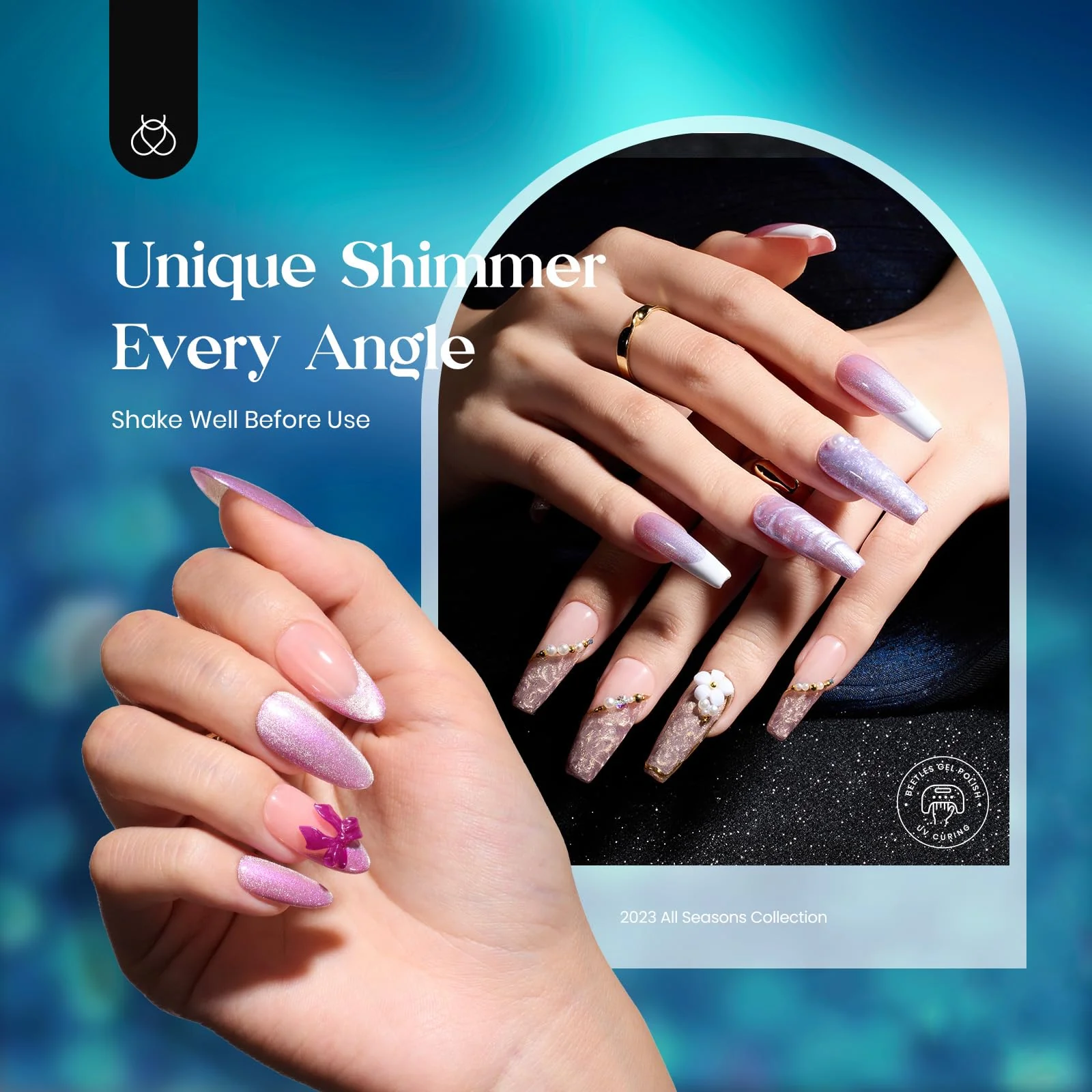 Magical Swirl | 6 Colors Gel Polish Set Nails - Image 6
