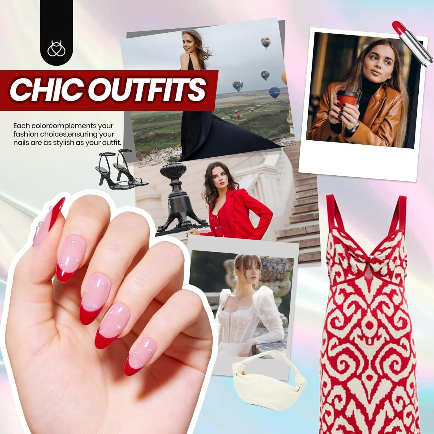 Beetles Gel Nail Starter Kit Chic Outfits 25 Colors With UV Light All-in-One Mani Set - Image 2