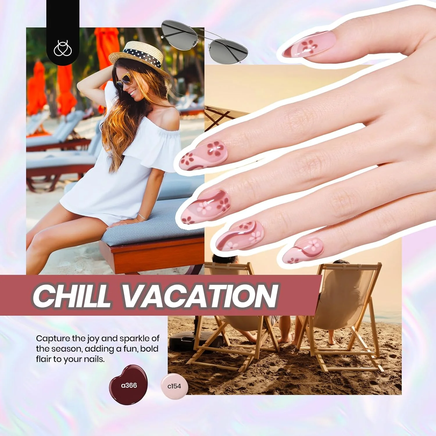 Beetles Gel Nail Starter Kit Chic Outfits 25 Colors With UV Light All-in-One Mani Set - Image 6