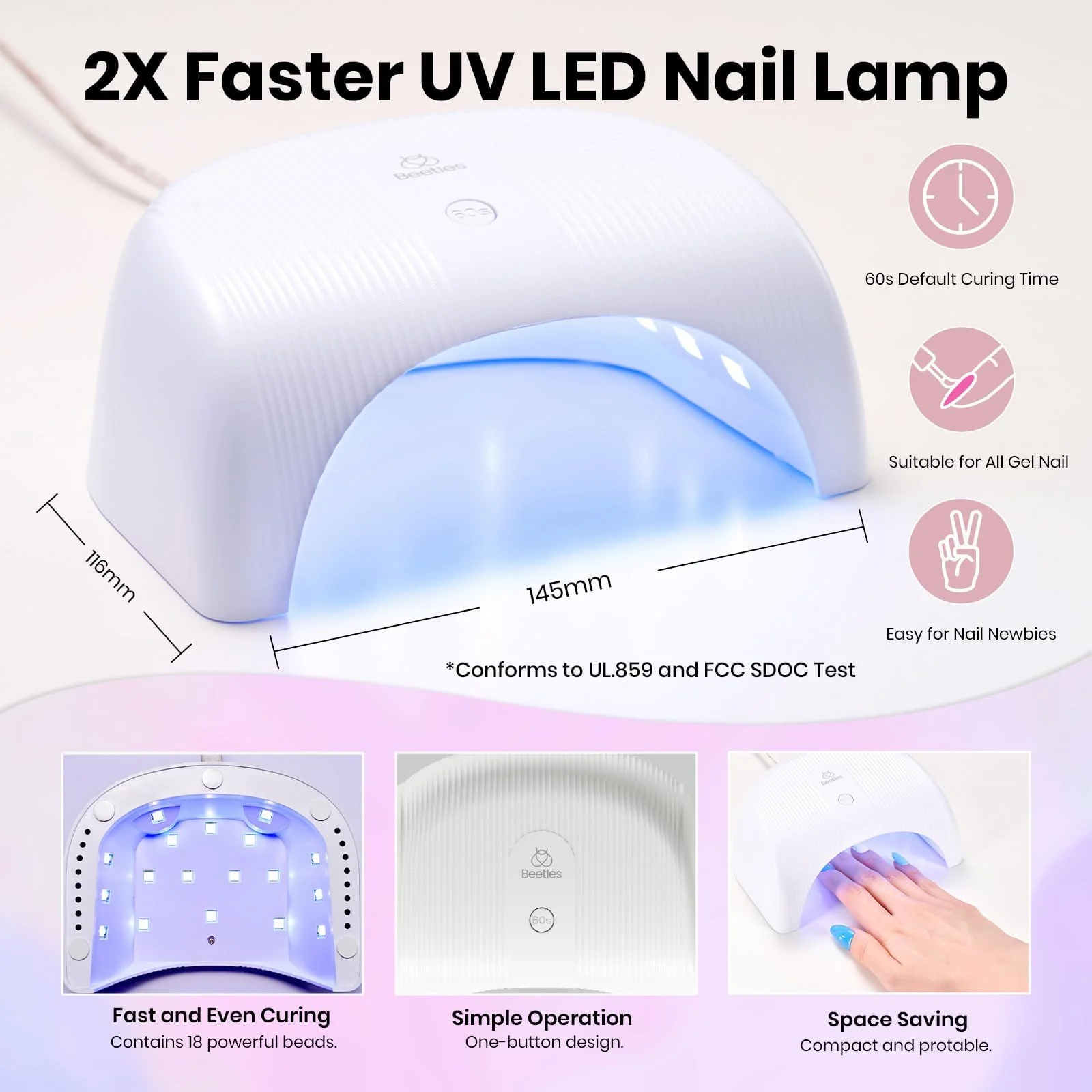 Color Enchantment Pro All in one Starter Kit Summer Nails 55 Colors Gel Nail Polish Kit(total 81pcs) - Image 6