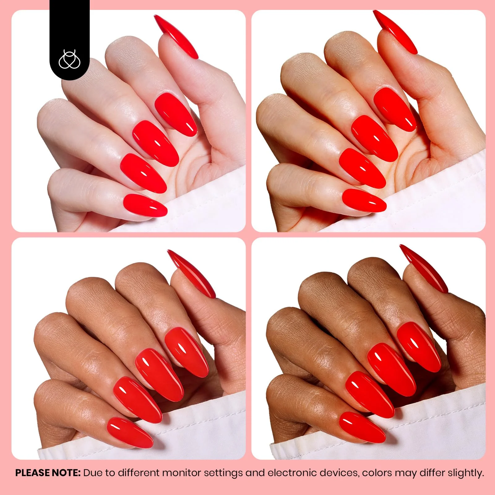 Crimson Harmony - Red Summer Nails Colorful Gel Polish 8ml - Image 5