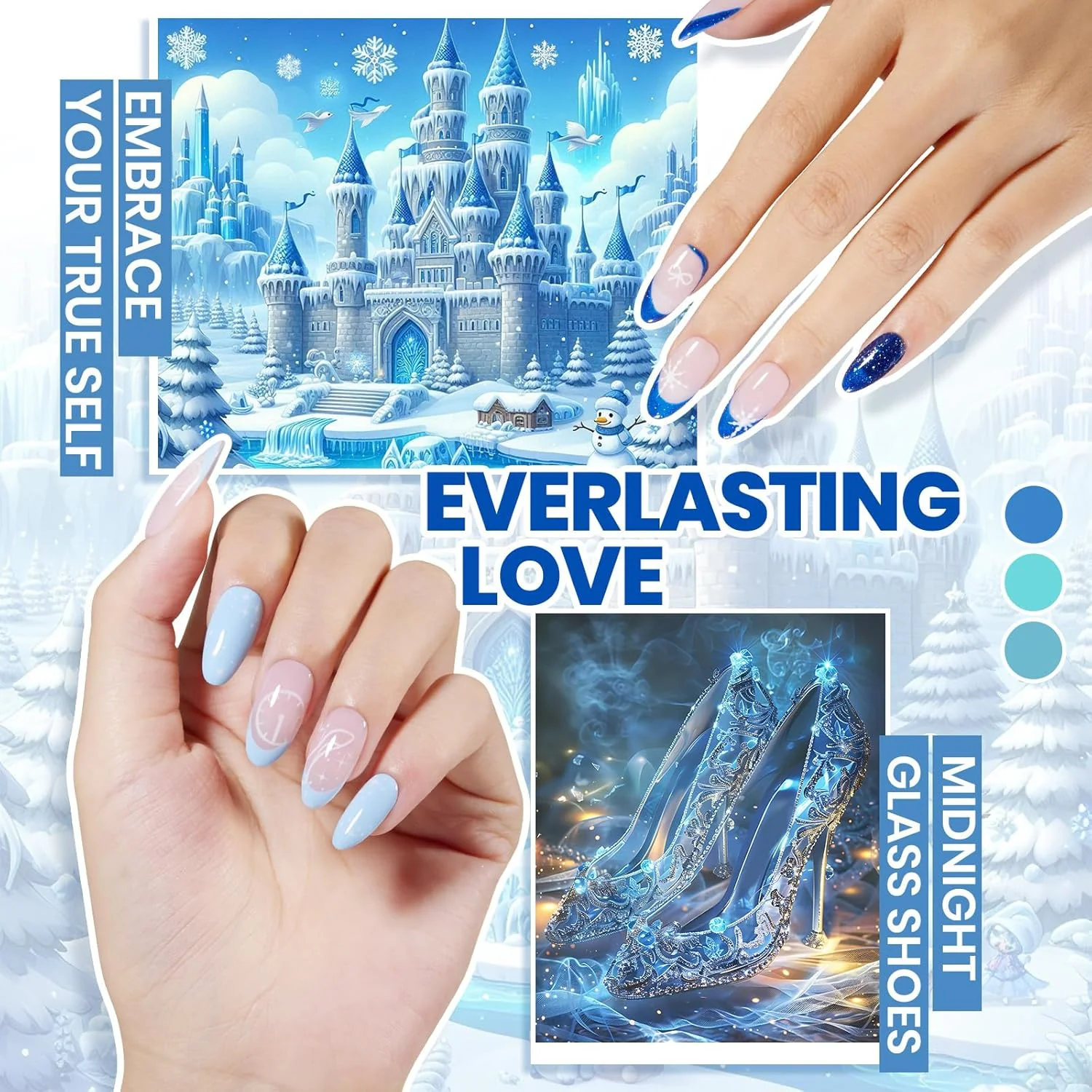 Beetles Gel Nail Starter Kit Fairytale Town 35 Colors 68 Pcs Total 68pcs All-in-One Mani Kit - Image 3