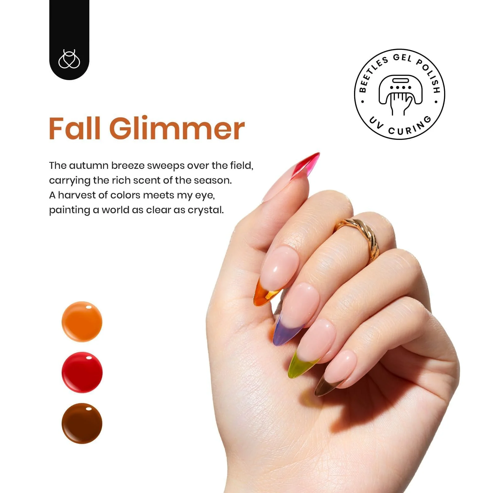 Fall Glimmer -  6 Colors Summer Gel Nail Polish - Image 4