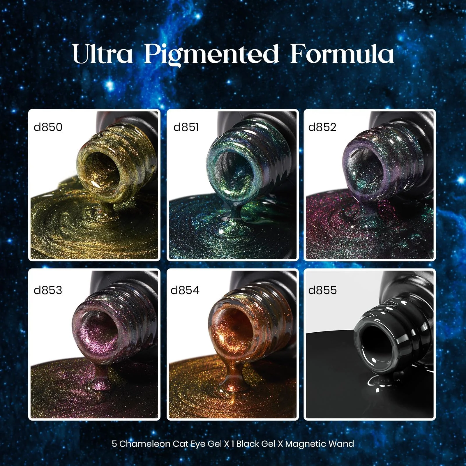 Galaxy Party | 6 Colors Gel Polish Set - Image 2