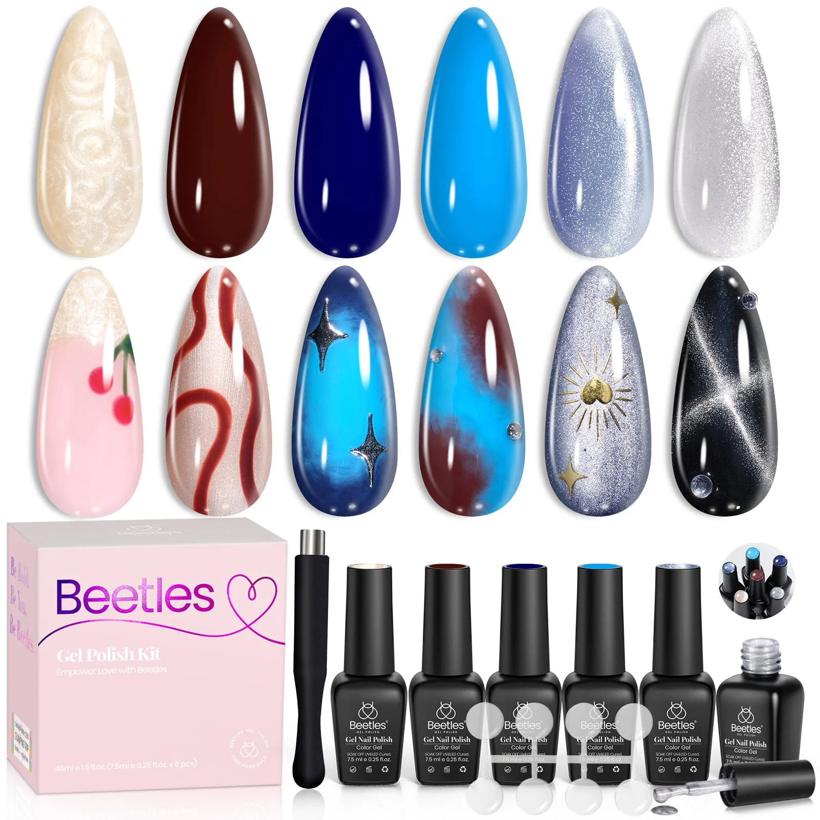 Glamorous Metamorph | 6 Colors Gel Polish Set - Image 8