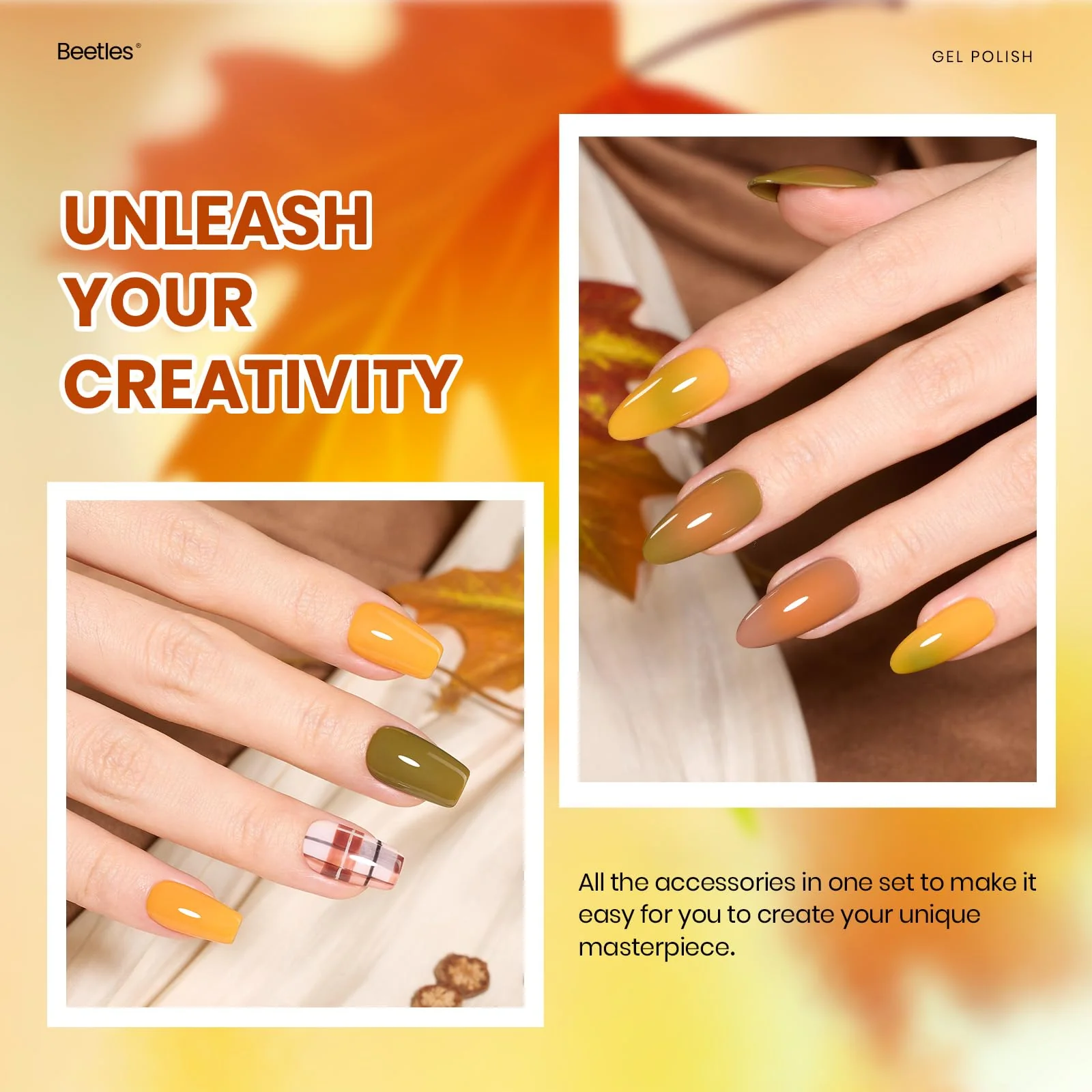 Glint Crush Nails - 20 Colors Fall & Winter Cat Eye Glitter Gel Polish - Image 4