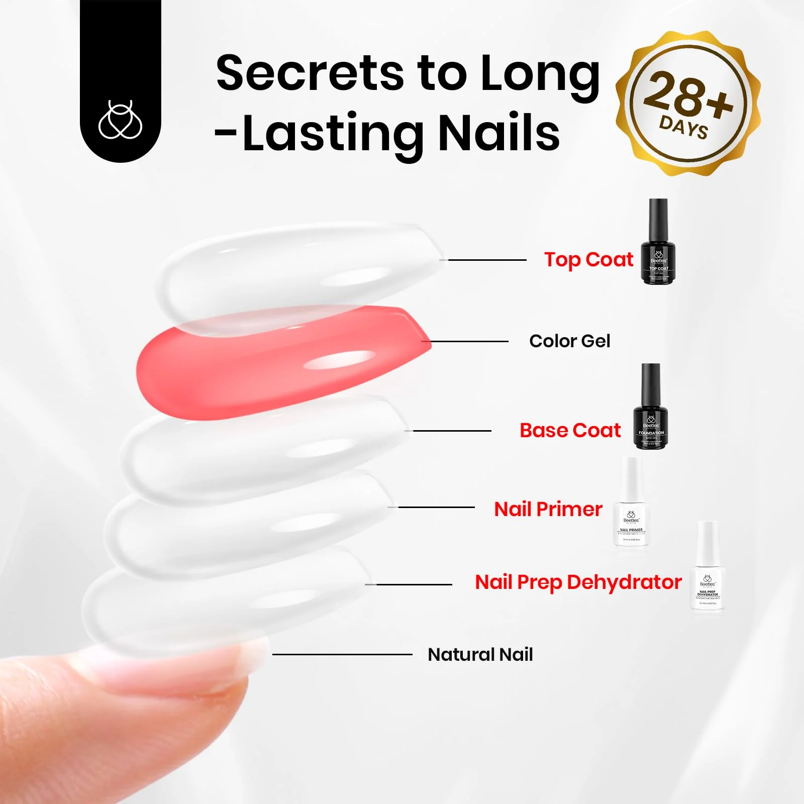 Hema Free-Beetles Nail Essential Set Large Capacity 4 pcs - Image 5