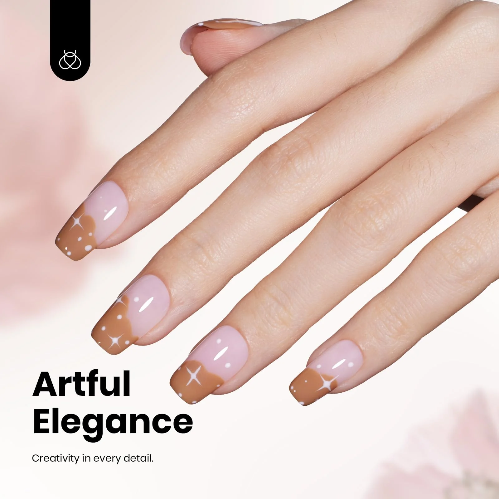 Hema-free Beyonce Caramel Nails  - 15ml Fall Brown Gel Nail Polish - Image 5