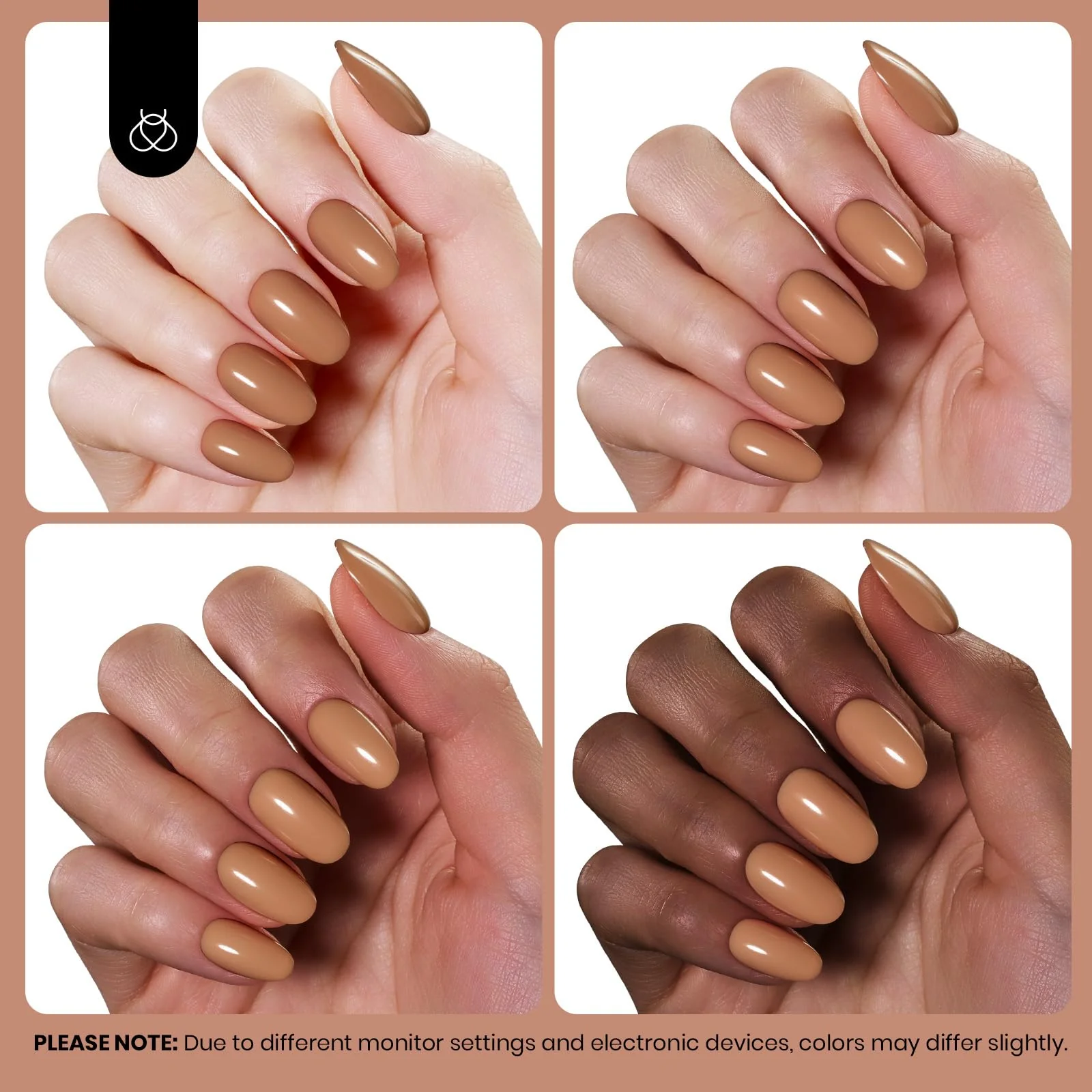 Hema-free Beyonce Caramel Nails  - 15ml Fall Brown Gel Nail Polish - Image 6