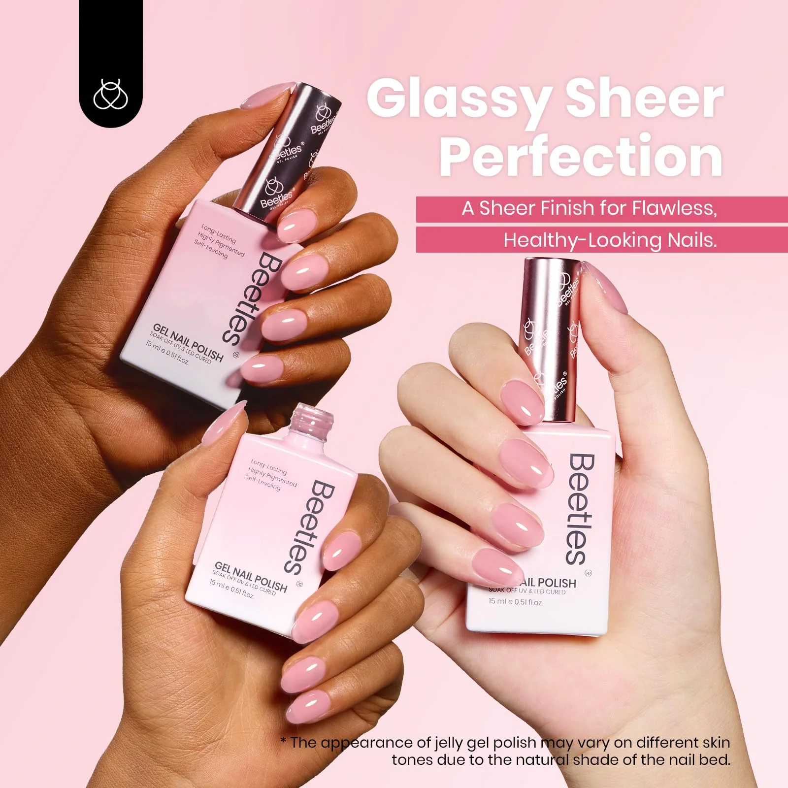 Hema-free Cloudy Sweetness - 15ML 6 Colors Nude Pink Brown Milky White Sheer Jelly Gel Polish Summer Nails Kit - Image 7