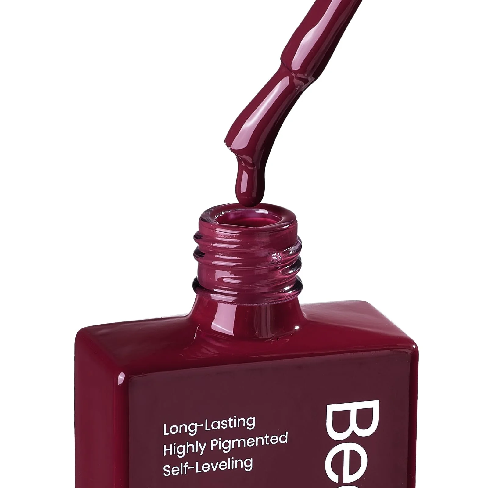 Hema - Free Modern Berry Nails - 15ML Fall Salon-Quality Burgundy Red Gel Nail Polish - Image 8