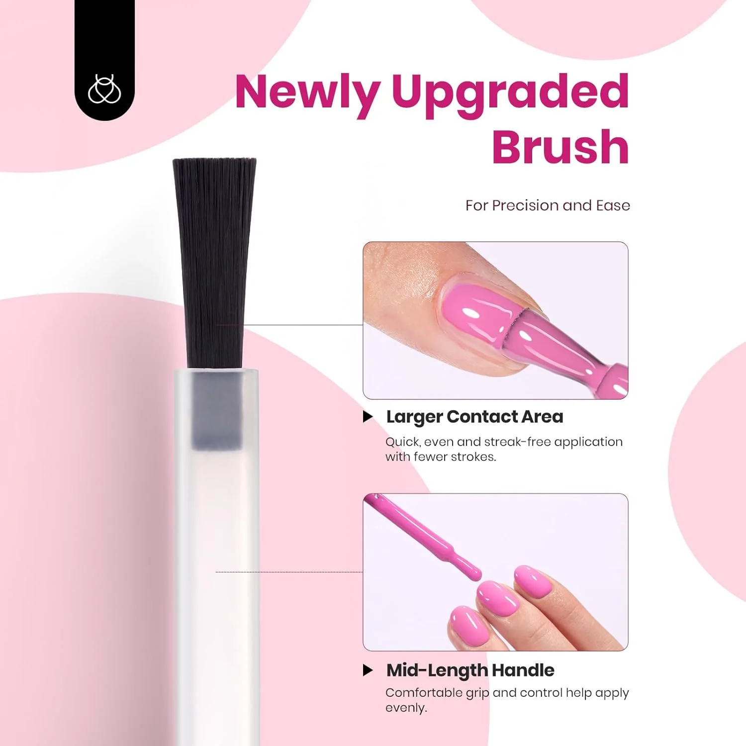 Hema Free Romantic Blush Nails - Colorful Bottle 6 Color Each 15ml Gel Polish - Image 7