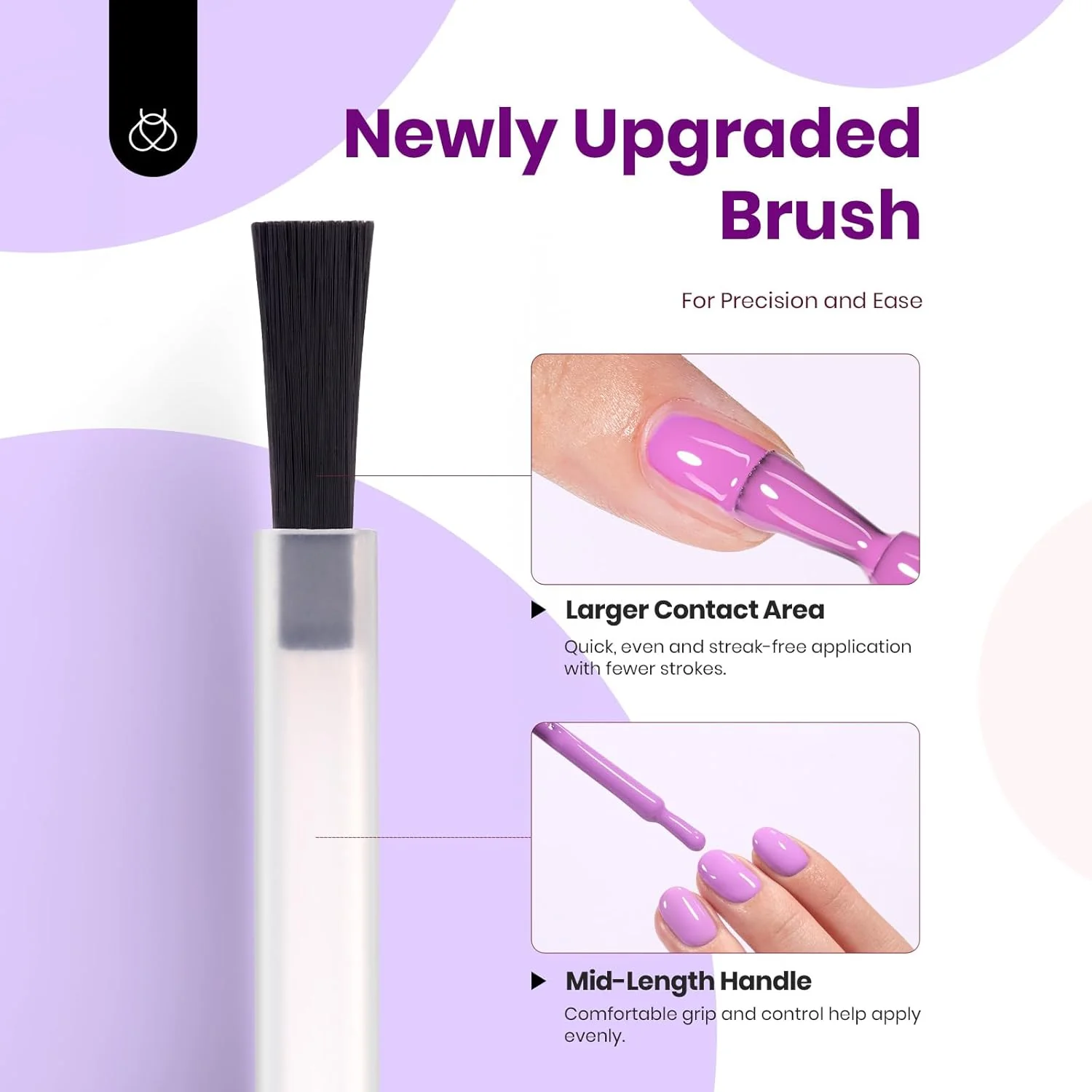 Hema Free Wisteria Whisper Summer Nails  - Colorful Bottle 6 Color Each 15ml Gel Polish - Image 6