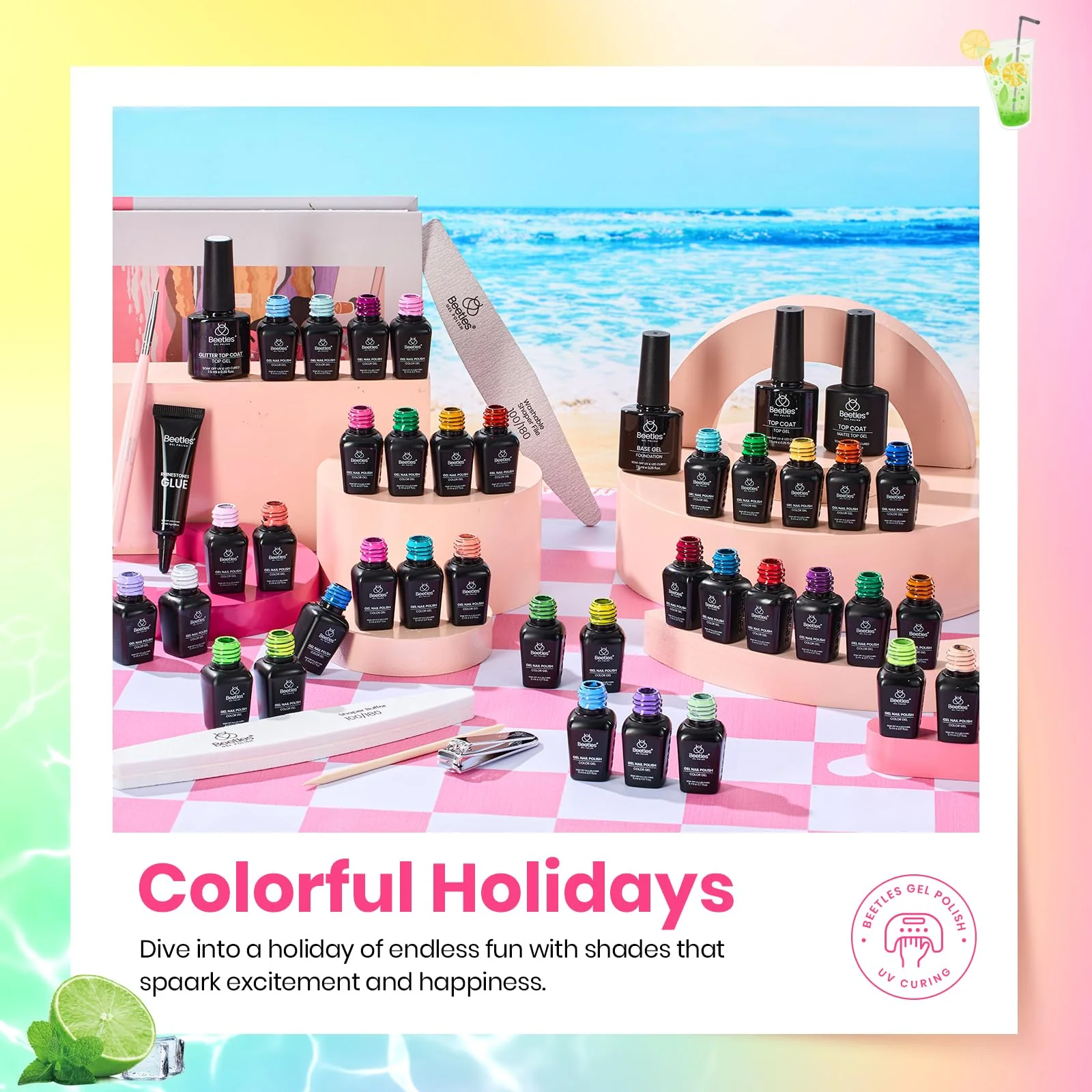 High Closs Shine | 36 Nail Gel Polish Colors Summer Nails - Image 3