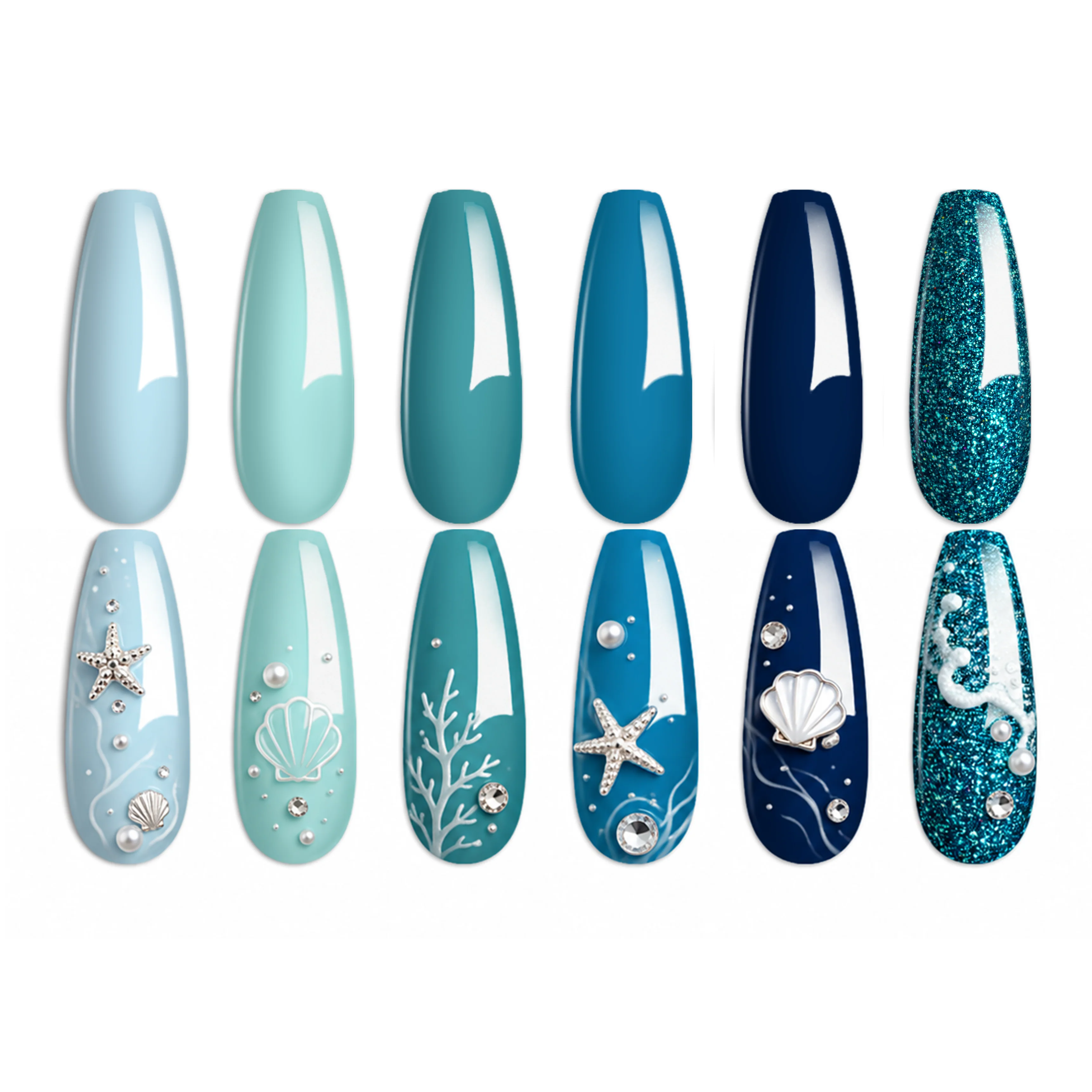Iceland Lagoon | 6 Colors Gel Polish Set
