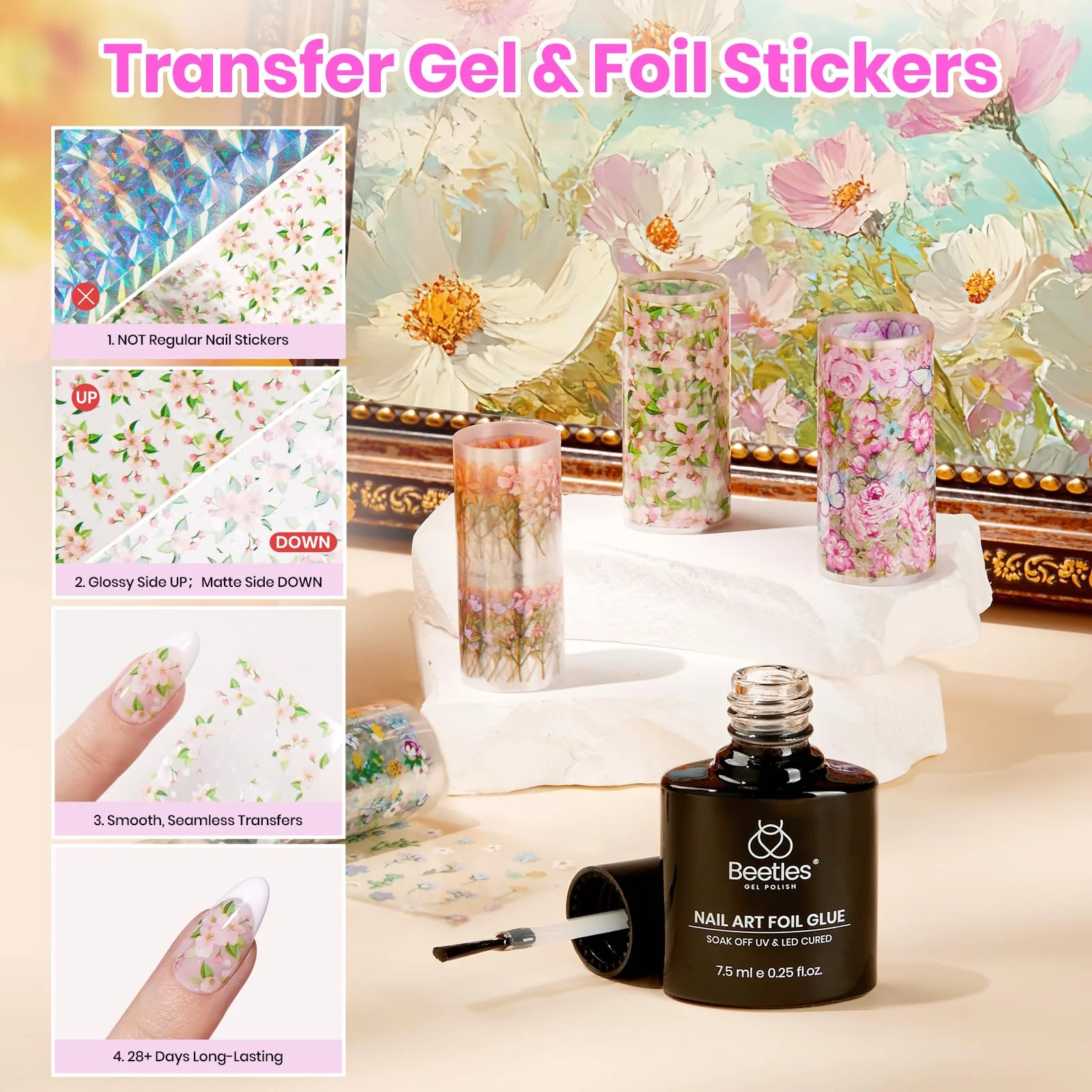 Impressionist Garden - 36 Colors Nails Pastel Gel Polish Set - Image 3