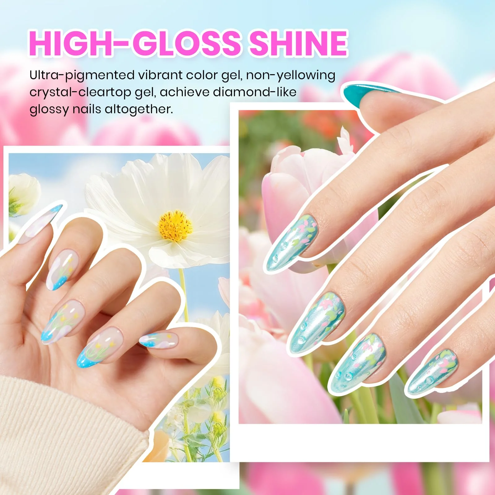Impressionist Garden - 36 Colors Nails Pastel Gel Polish Set - Image 5