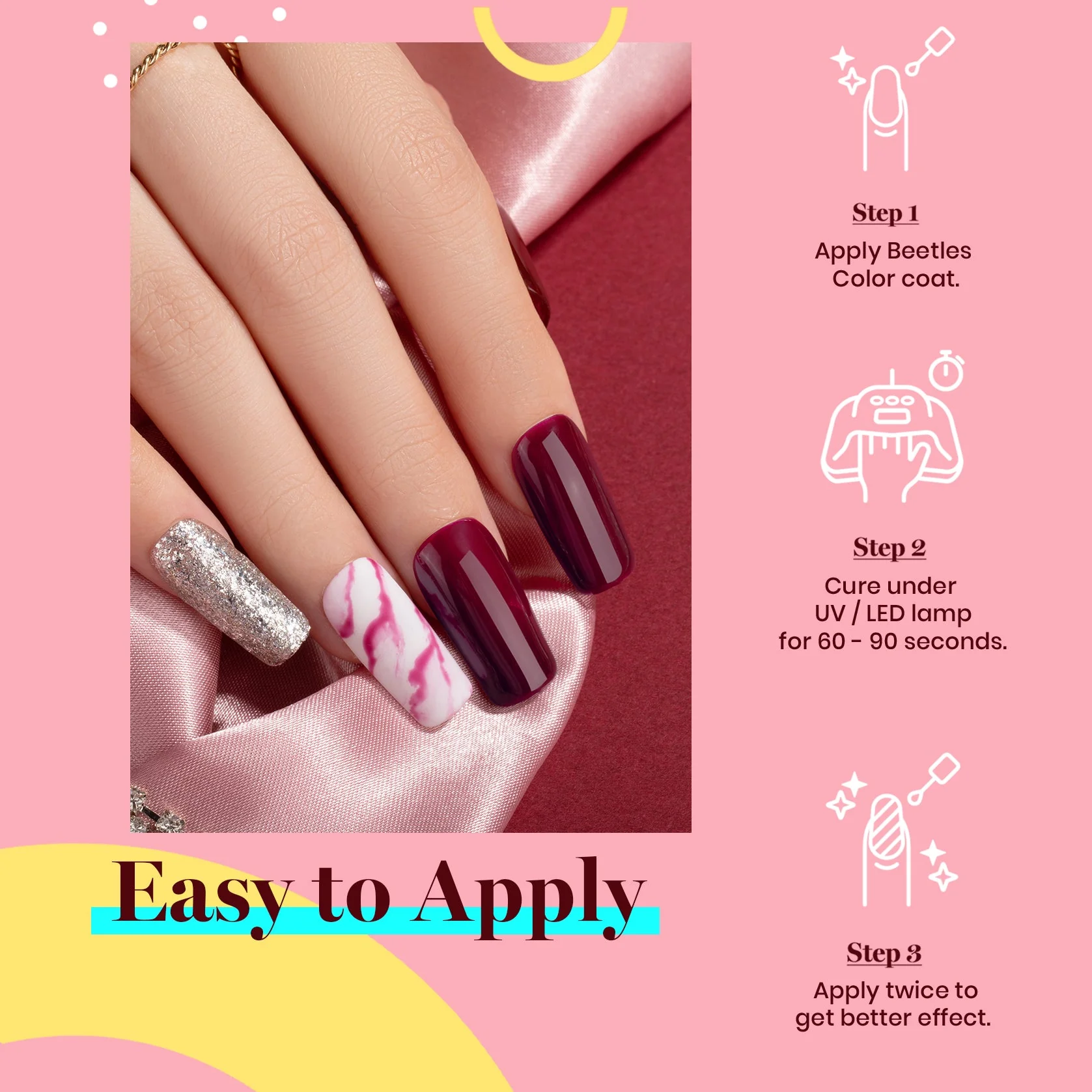 Jacqueline Mahogany #a236 |15ml Gel Polish Brown Nails Creative Nails - Image 6