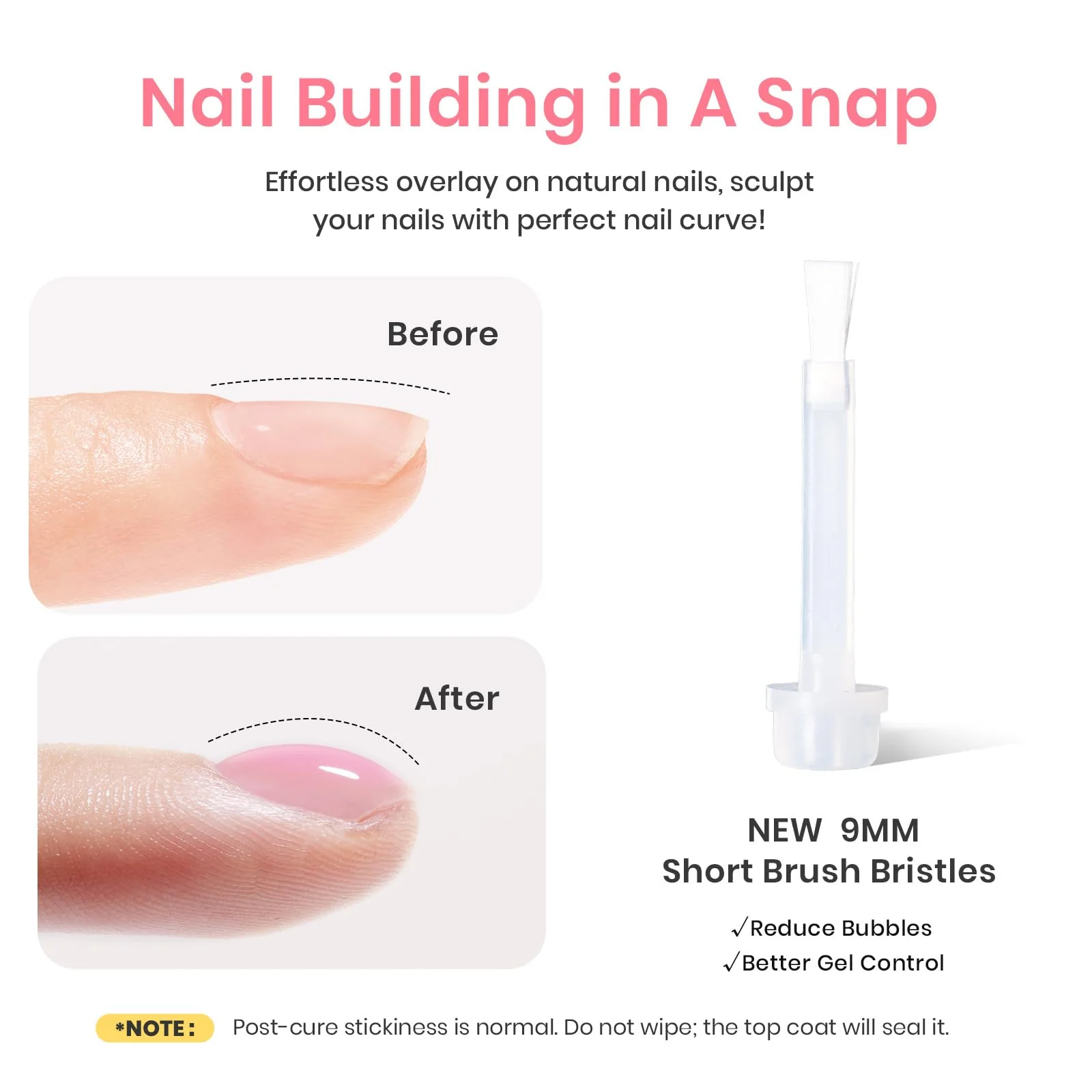 Jelly Builder Gel-6 Colors Builder Nail Gel Set - Image 4