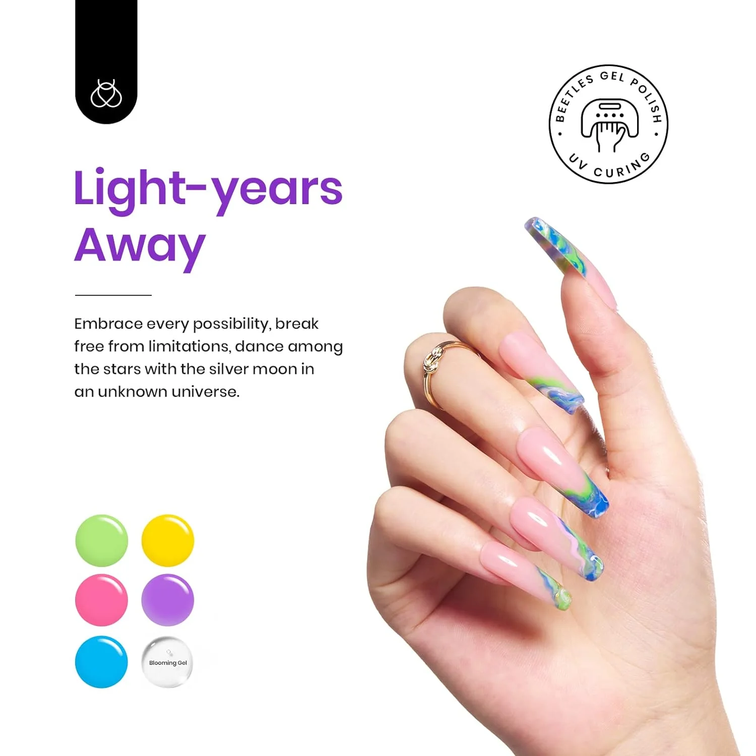 Light-years Away- 20 Colors Gel Nail Polish Set Nails - Image 3