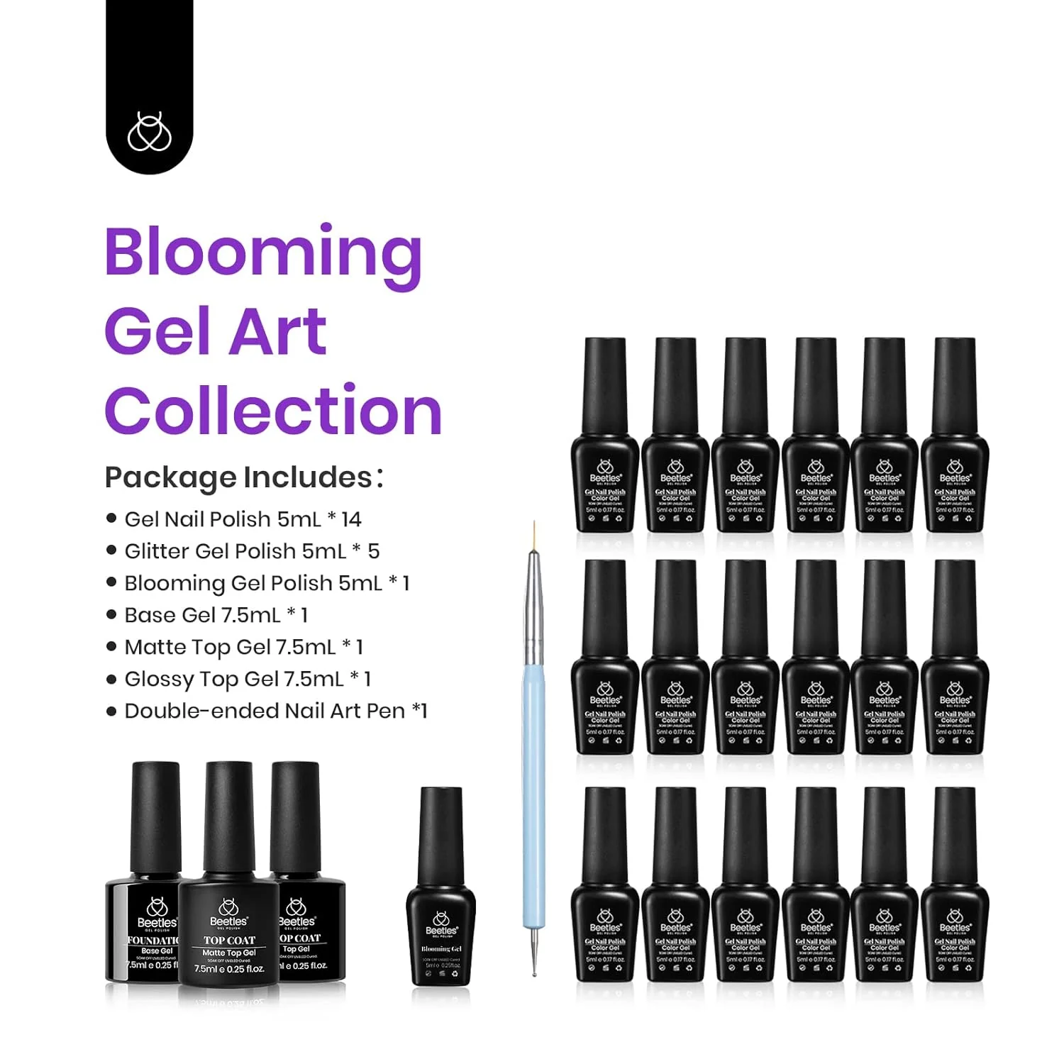 Light-years Away- 20 Colors Gel Nail Polish Set Nails - Image 4