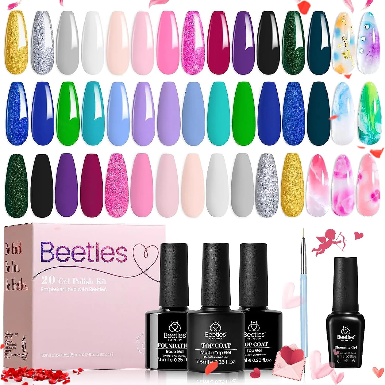 Light-years Away- 20 Colors Gel Nail Polish Set Nails - Image 7