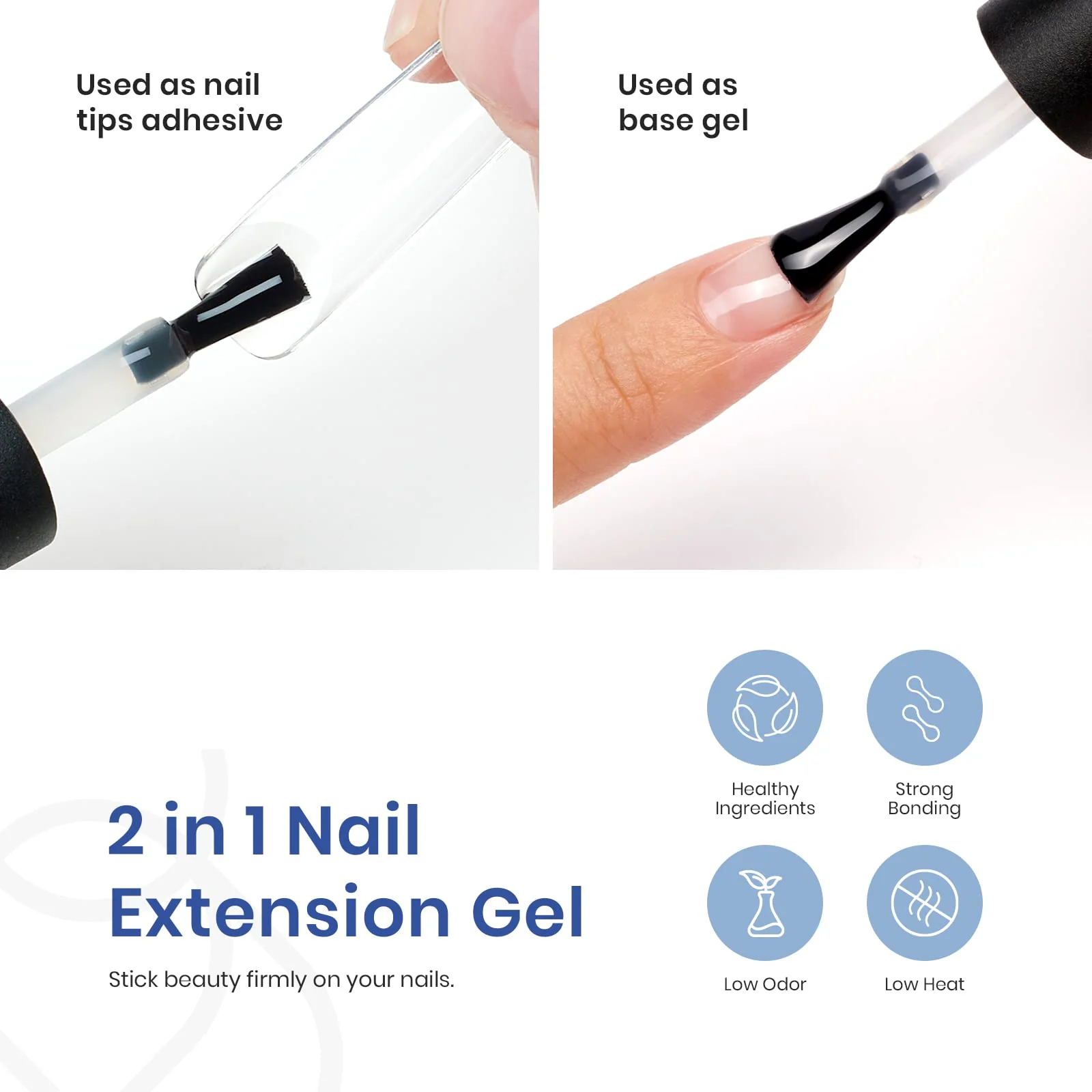 Long Square 210pcs Nail Extension Kit #086 - Image 3