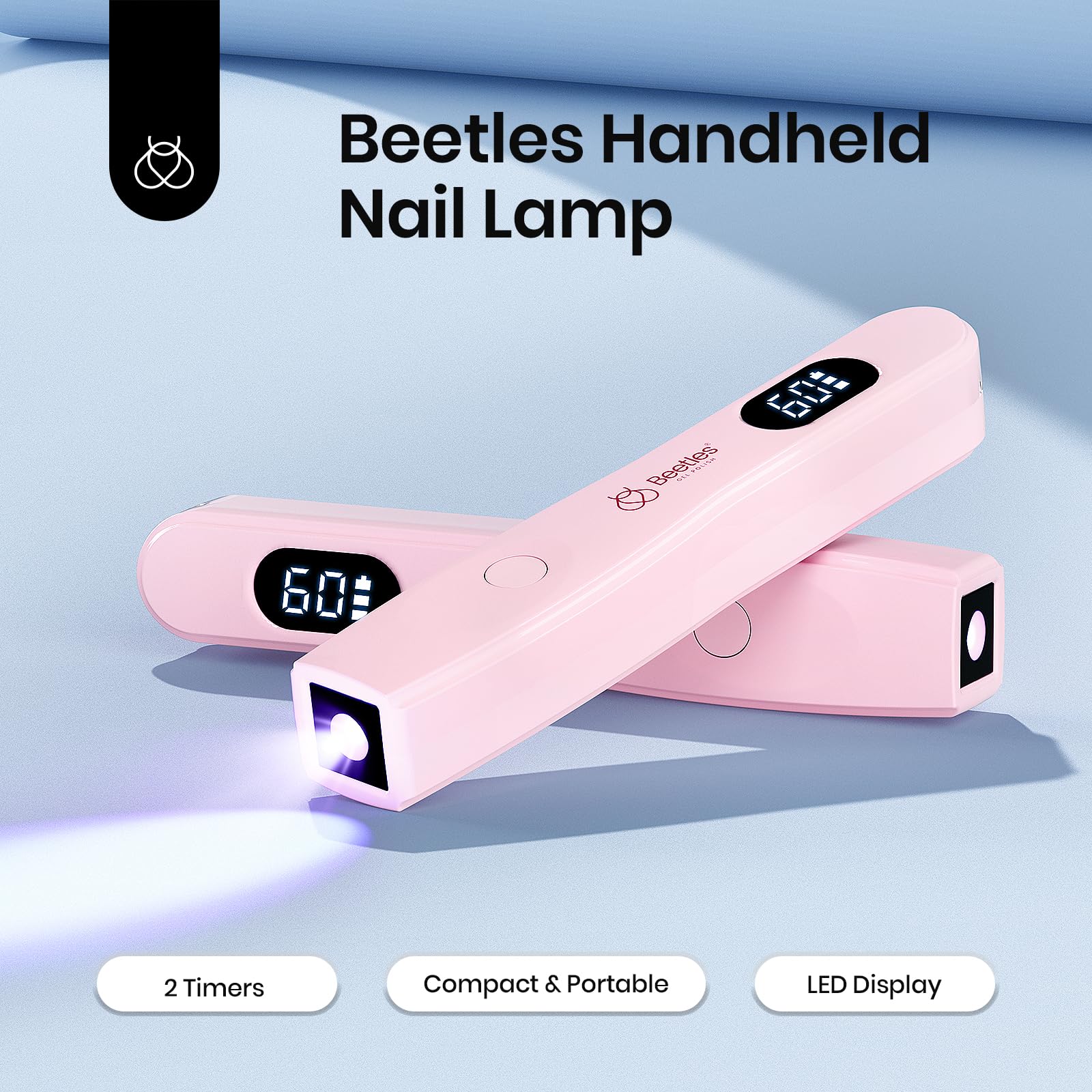 Mini UV Light for Gel Nails: Portable Handheld UV Nail - Image 2