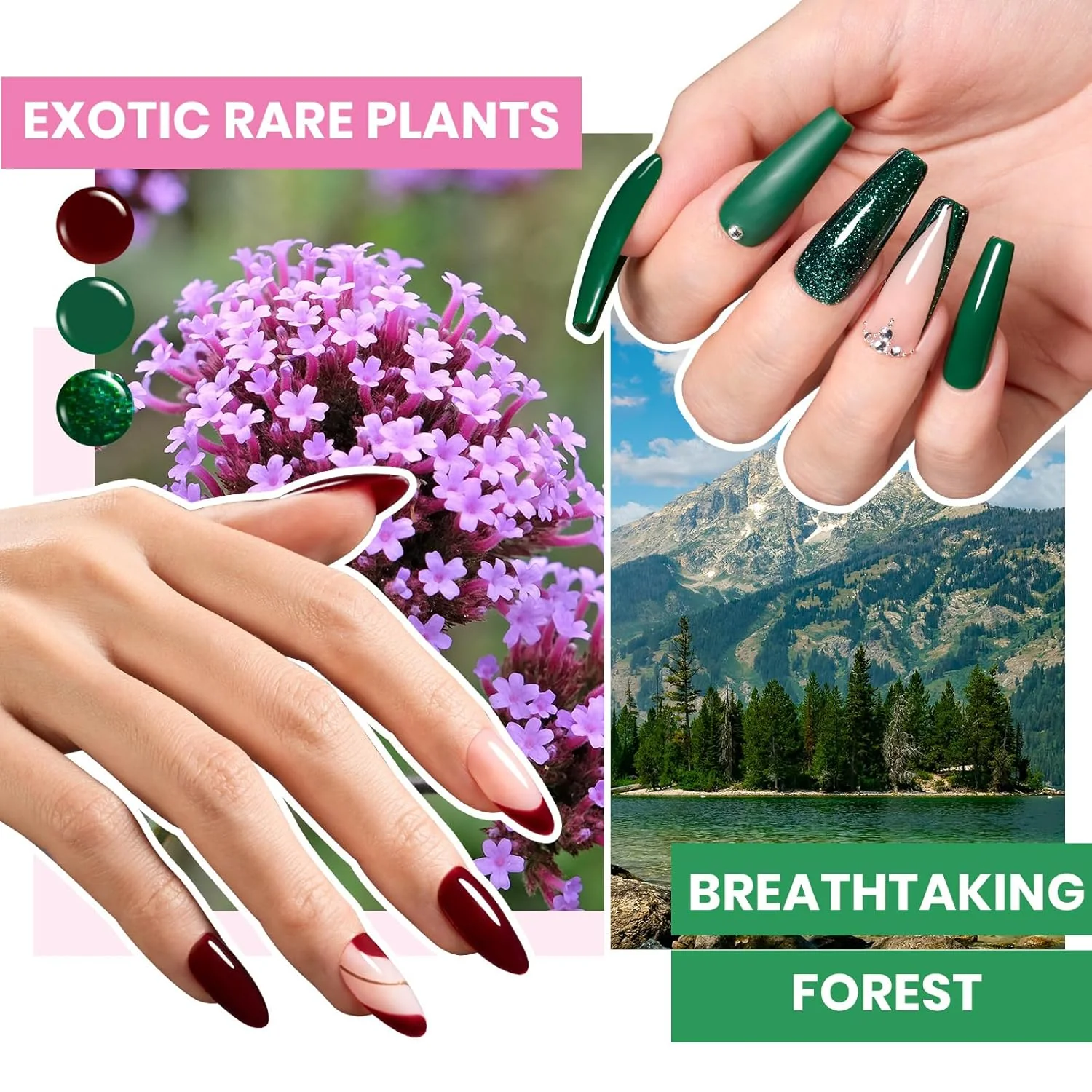 Mystic Wonderland Kit: Nails 45 Colors Nail All in one Starter Kit (total 68pcs) - Image 3