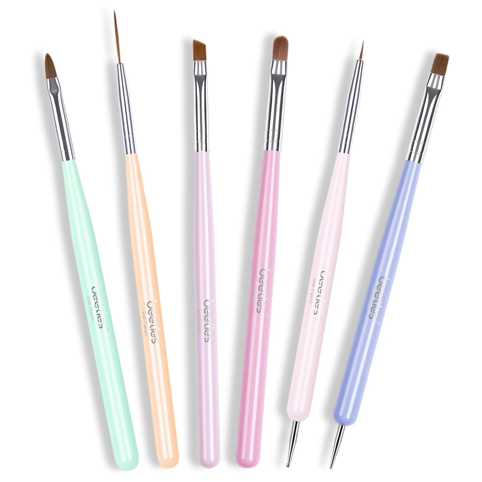 Complete Nail Art Brushes Set: For Painting, Dotting, and Cleaning