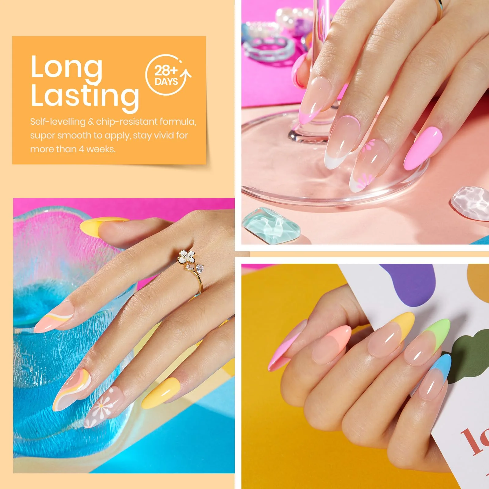 Neon Light | 6 Colors Gel Polish Set Summer Nail Set Gorgeous - Image 5
