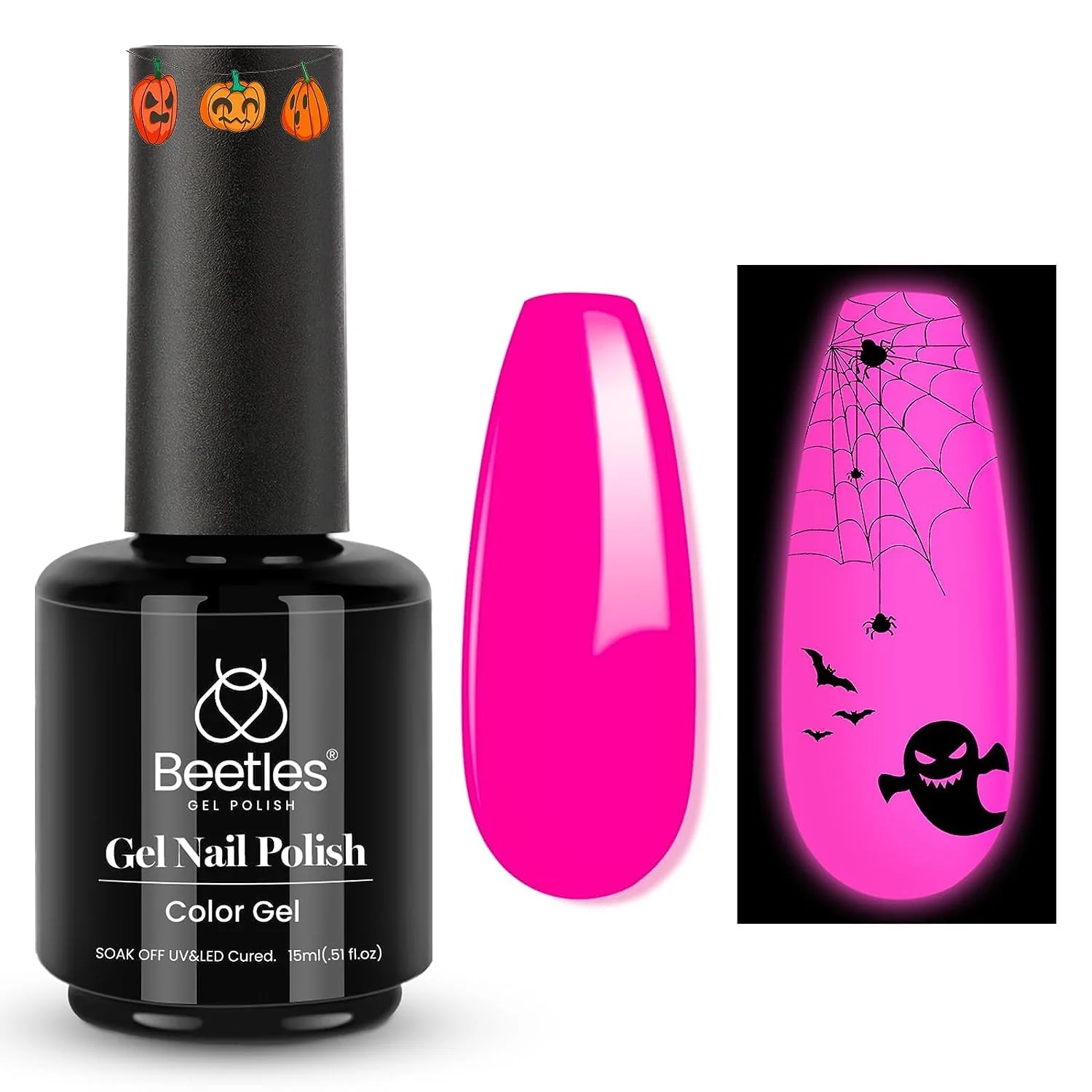 Neon Pink |15ml Gel Polish Summer Nail Designs - Image 7