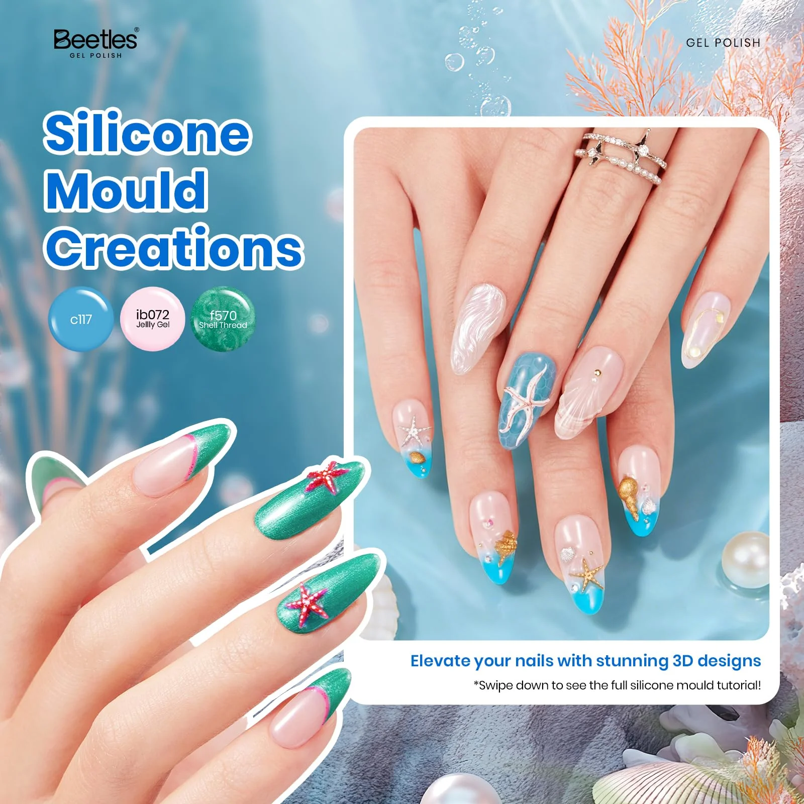 Ocean Odyssey 25 Colors Summer Nails Gel Polish Kit - Image 3