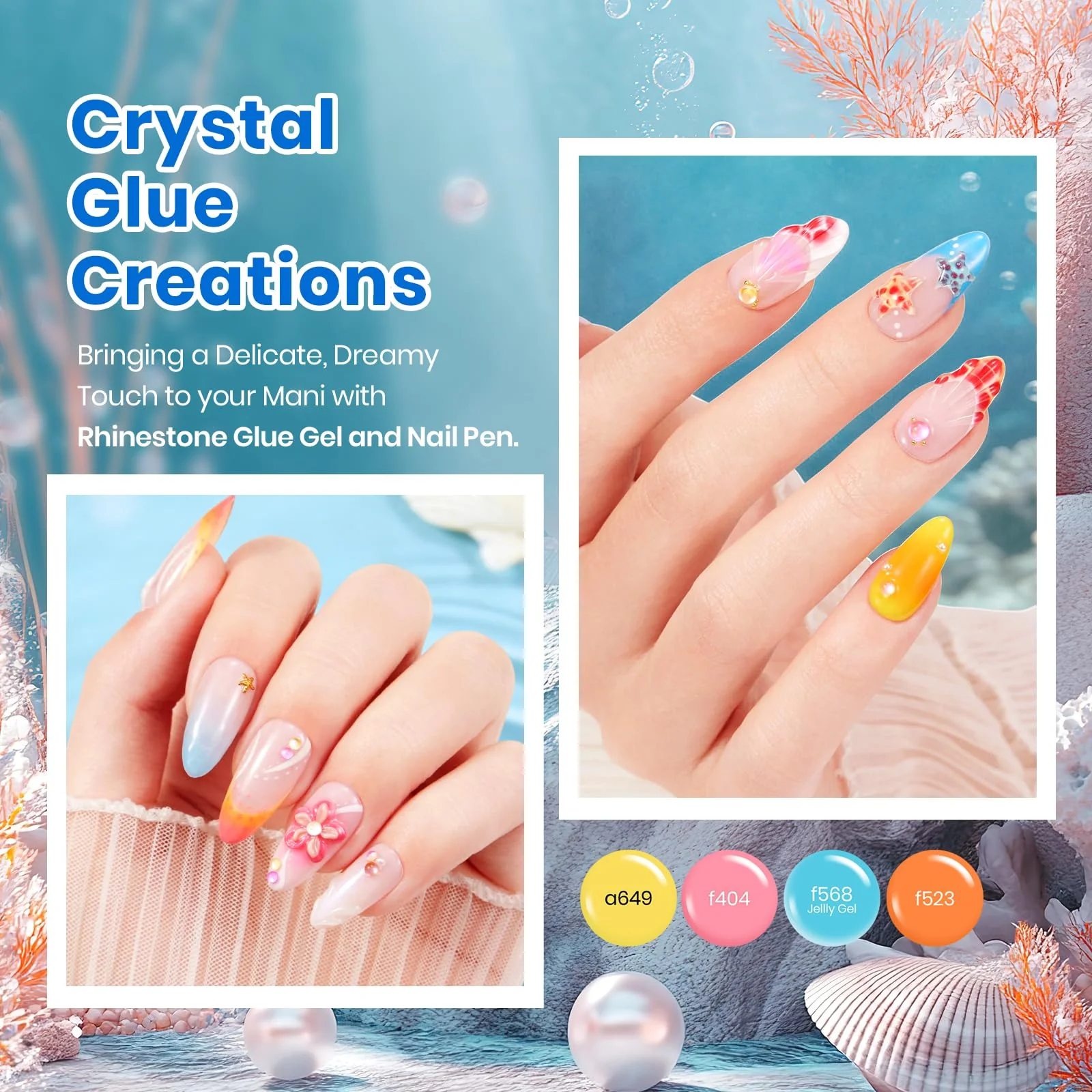 Ocean Odyssey 25 Colors Summer Nails Gel Polish Kit - Image 4