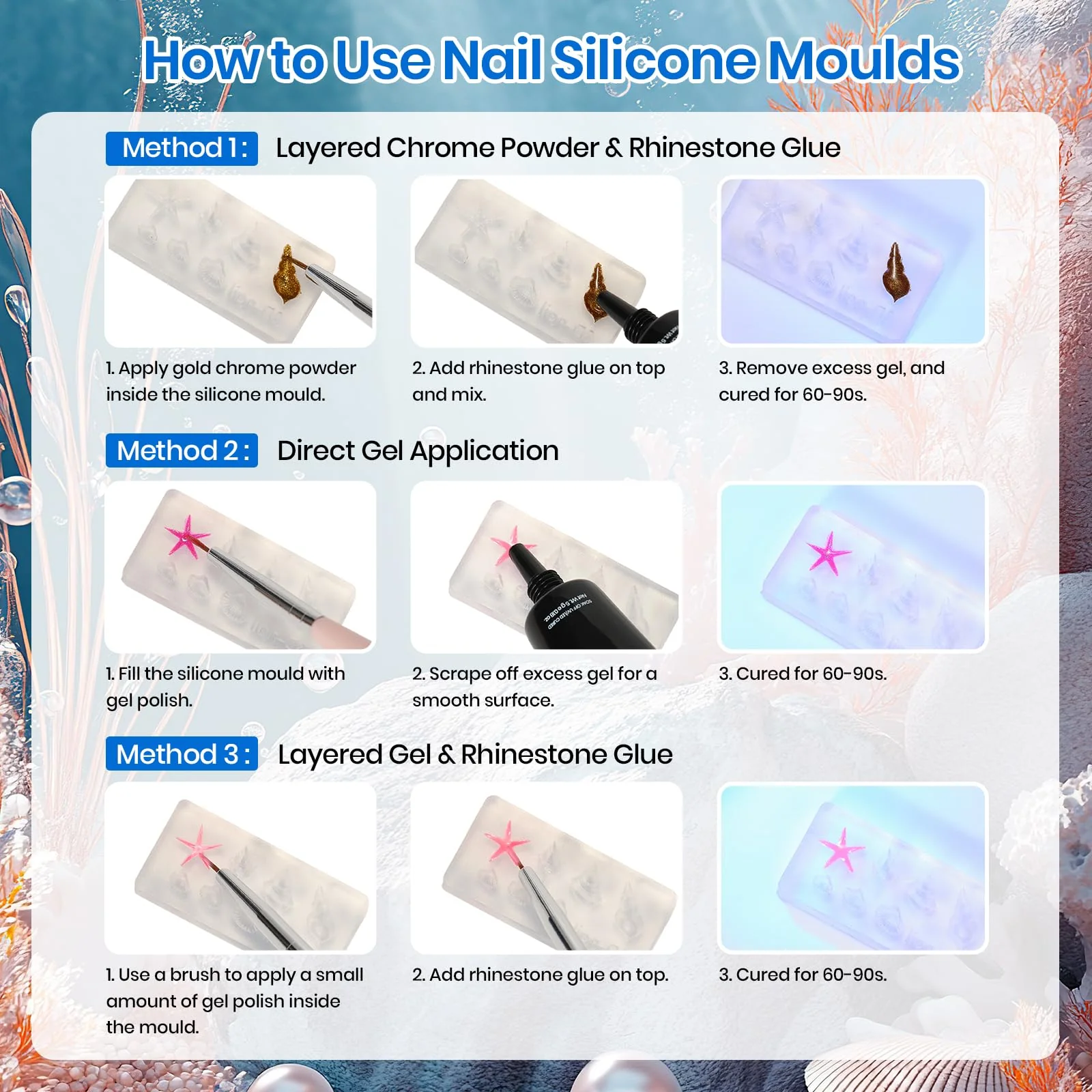 Ocean Odyssey 25 Colors Summer Nails Gel Polish Kit - Image 5