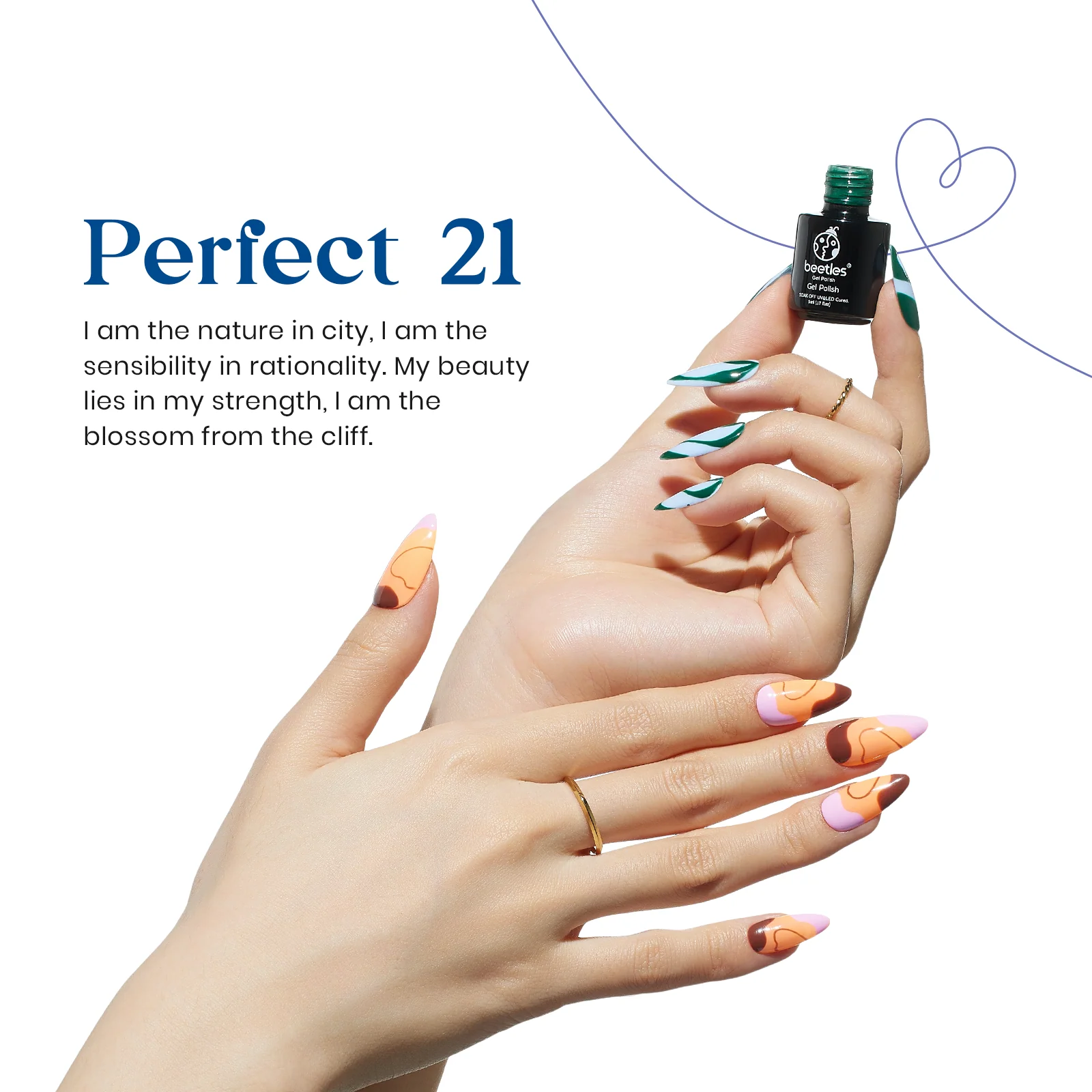 Perfect 20 - 20 Gel Colors Set with Top and Base Coat (5ml/Each) - Image 3