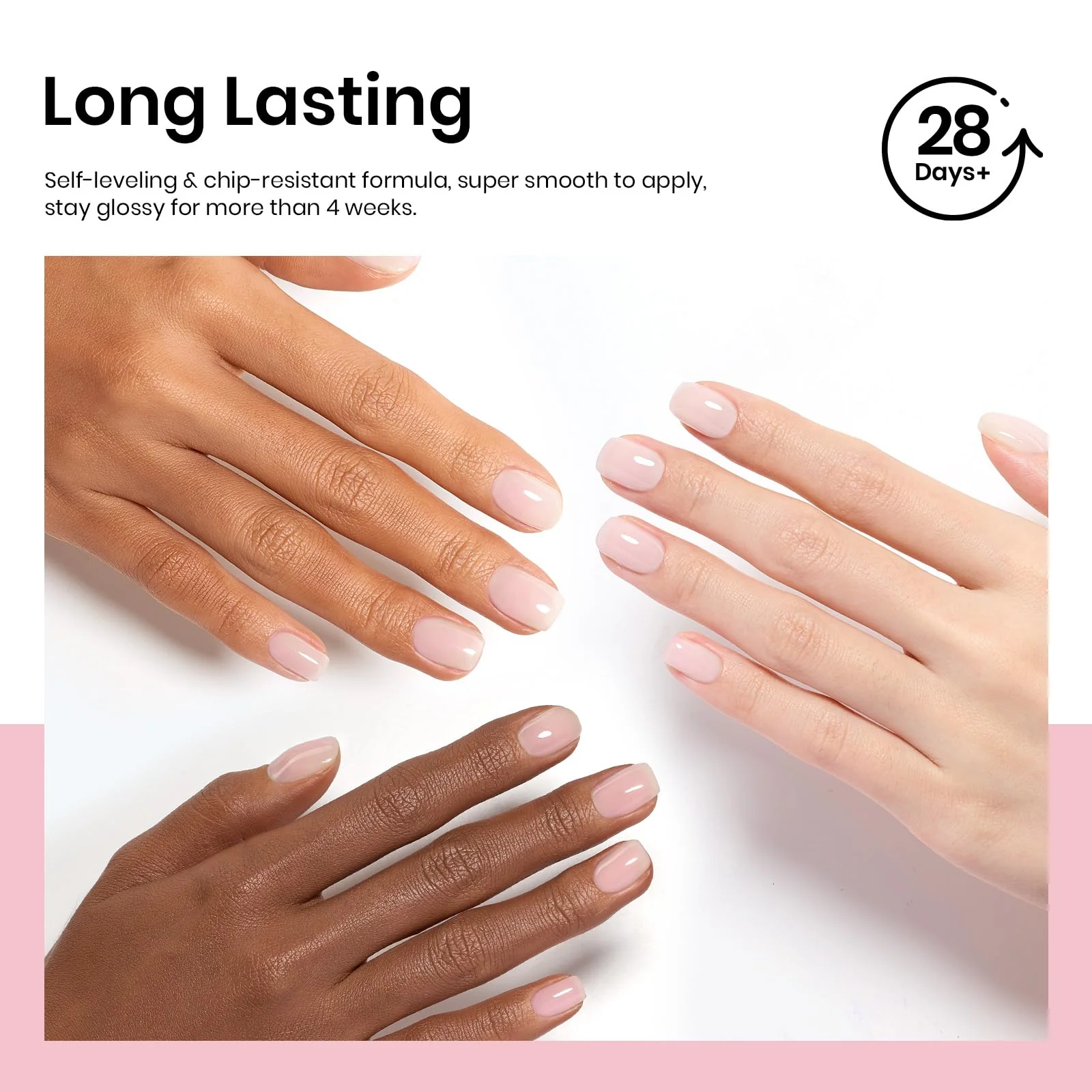 Pink Champagne #b072 |15ml Gel Polish - Image 6