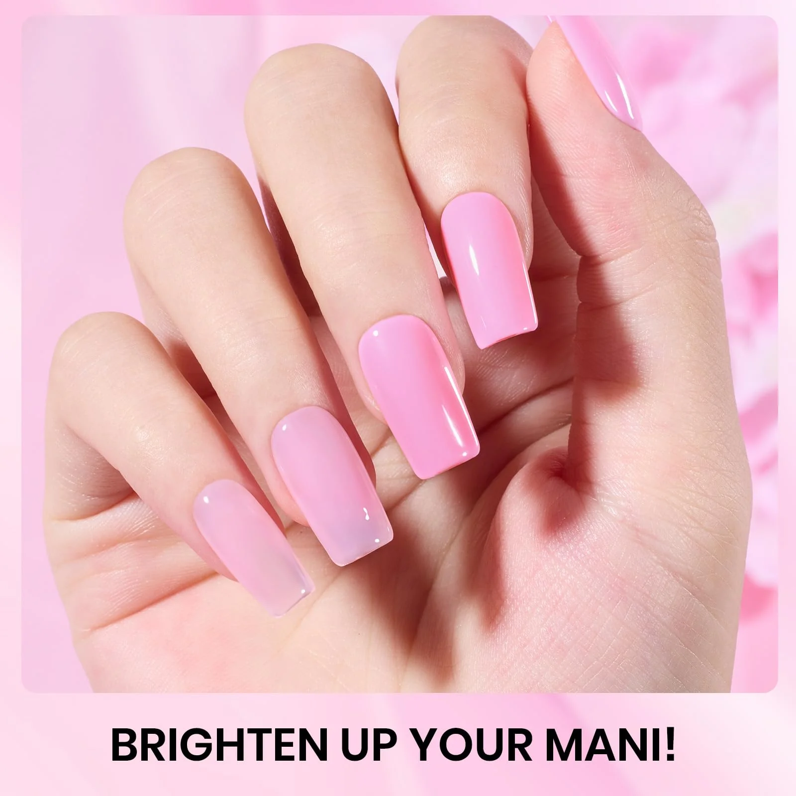 Pink Melody - 6 Colors Gel Polish Summer Nails Set - Image 4