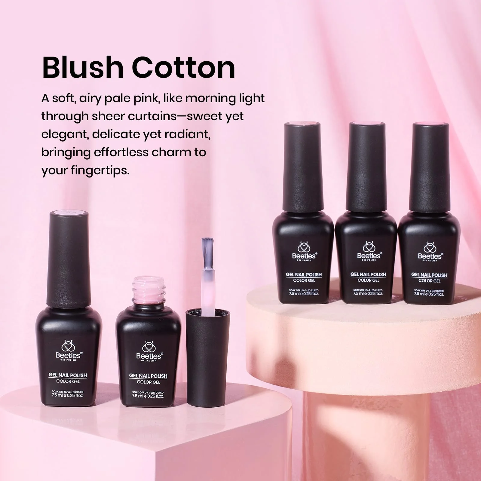 Pink Melody - 6 Colors Gel Polish Summer Nails Set - Image 5