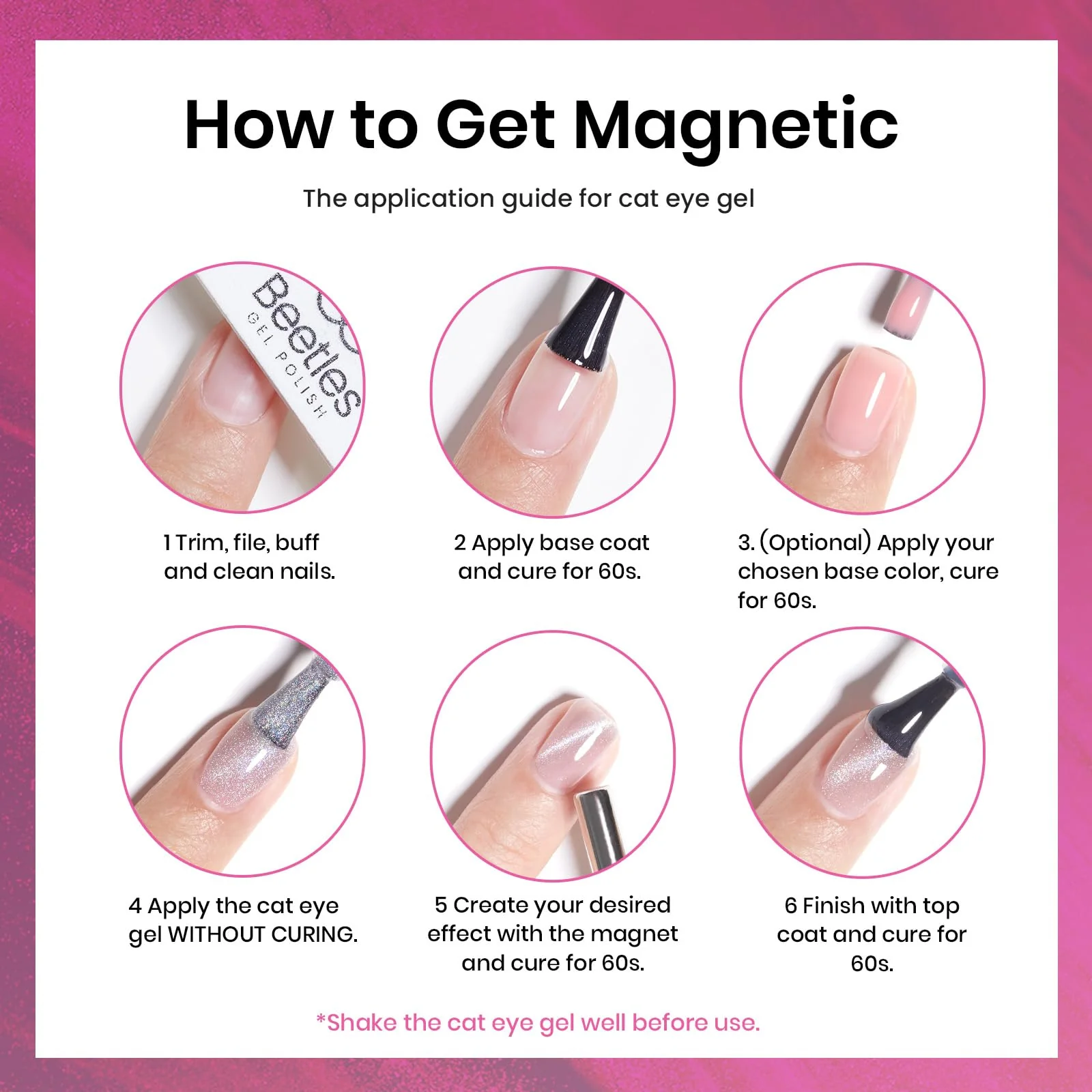 Pink Tourmaline Nails |15ml Gel Polish - Image 6