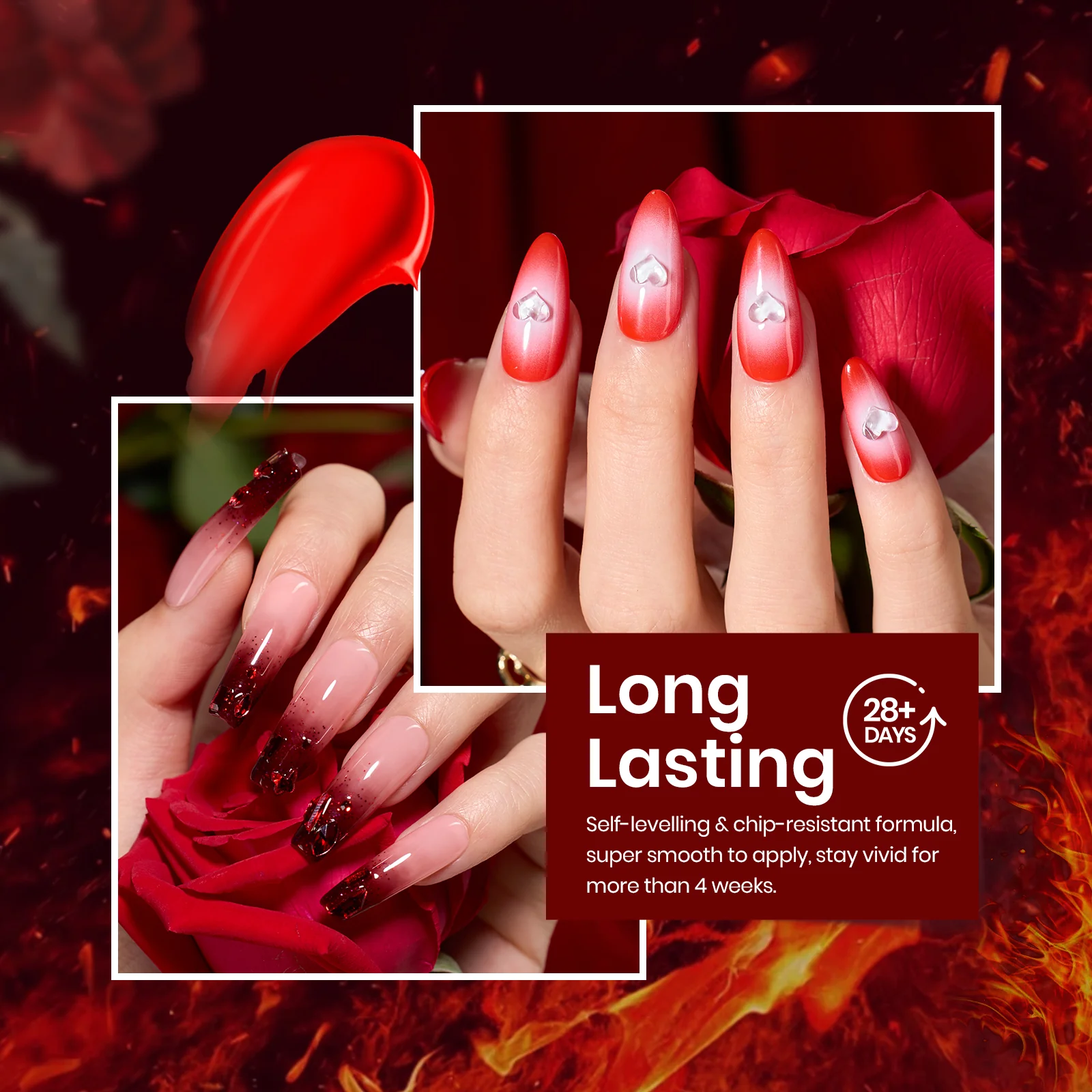 Poinsettia Love| 6 Colors Gel Polish Set - Image 5