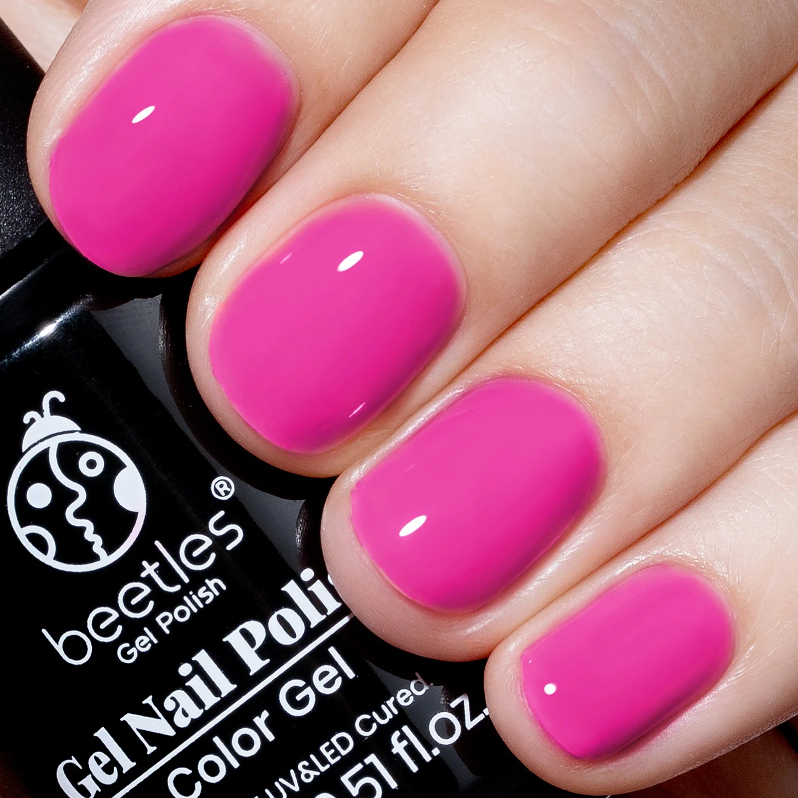 15ML Gel Polish Poppy Pink #a512 - Image 2