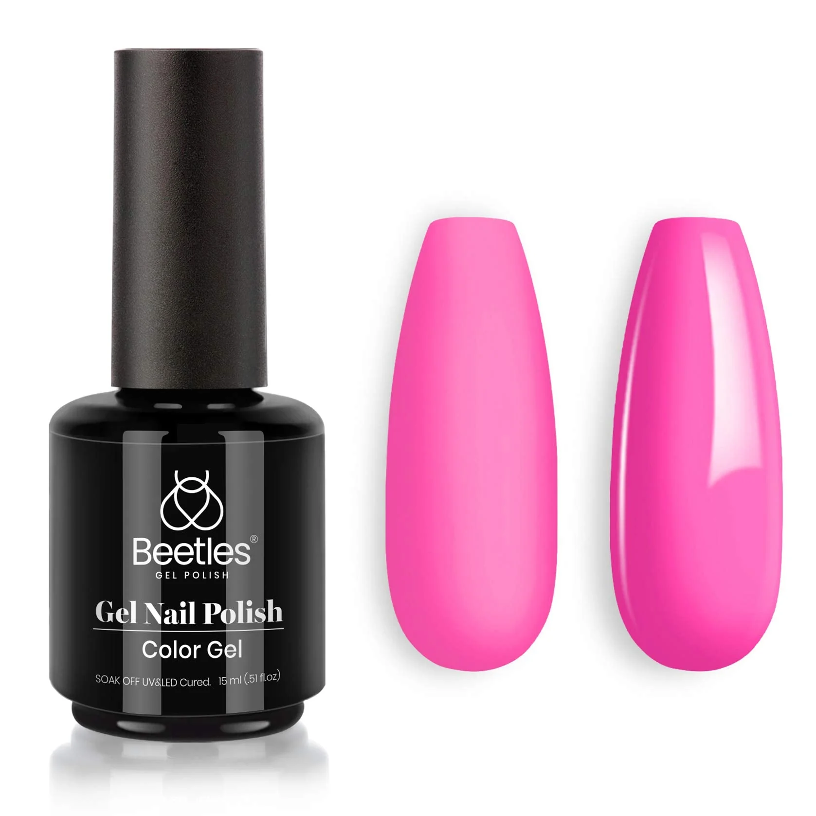 15ML Gel Polish Poppy Pink #a512 - Image 3