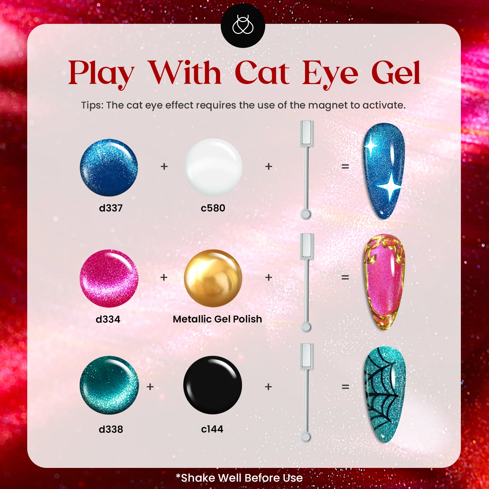 Gemstone Party - 20 Colors Gel Nail Polish Gift Set - Image 4