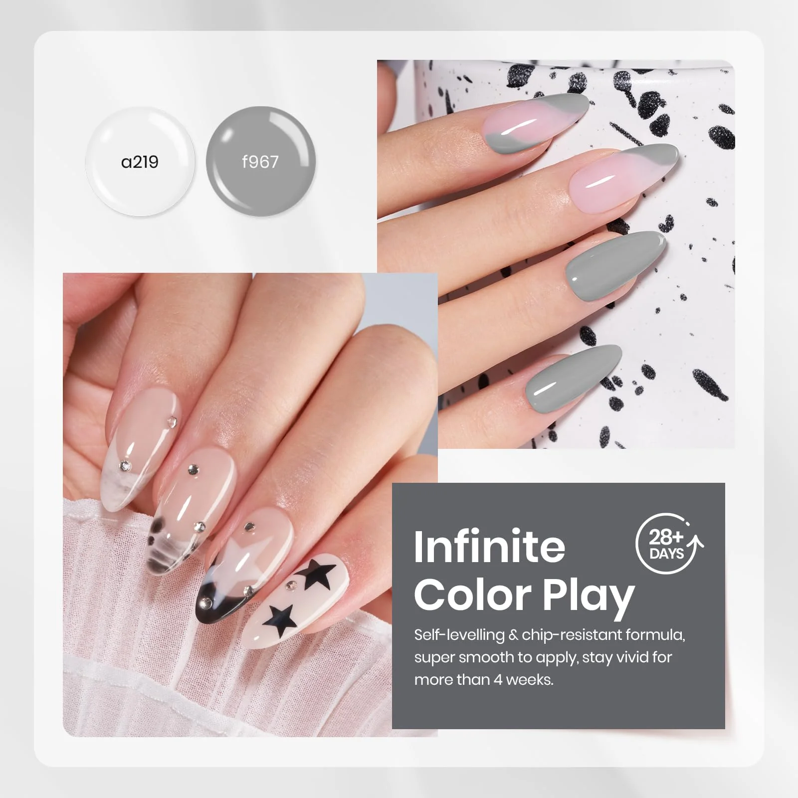 Prime High Gloss Shine - 6 Color Gel Nail Polish Kit - Image 4