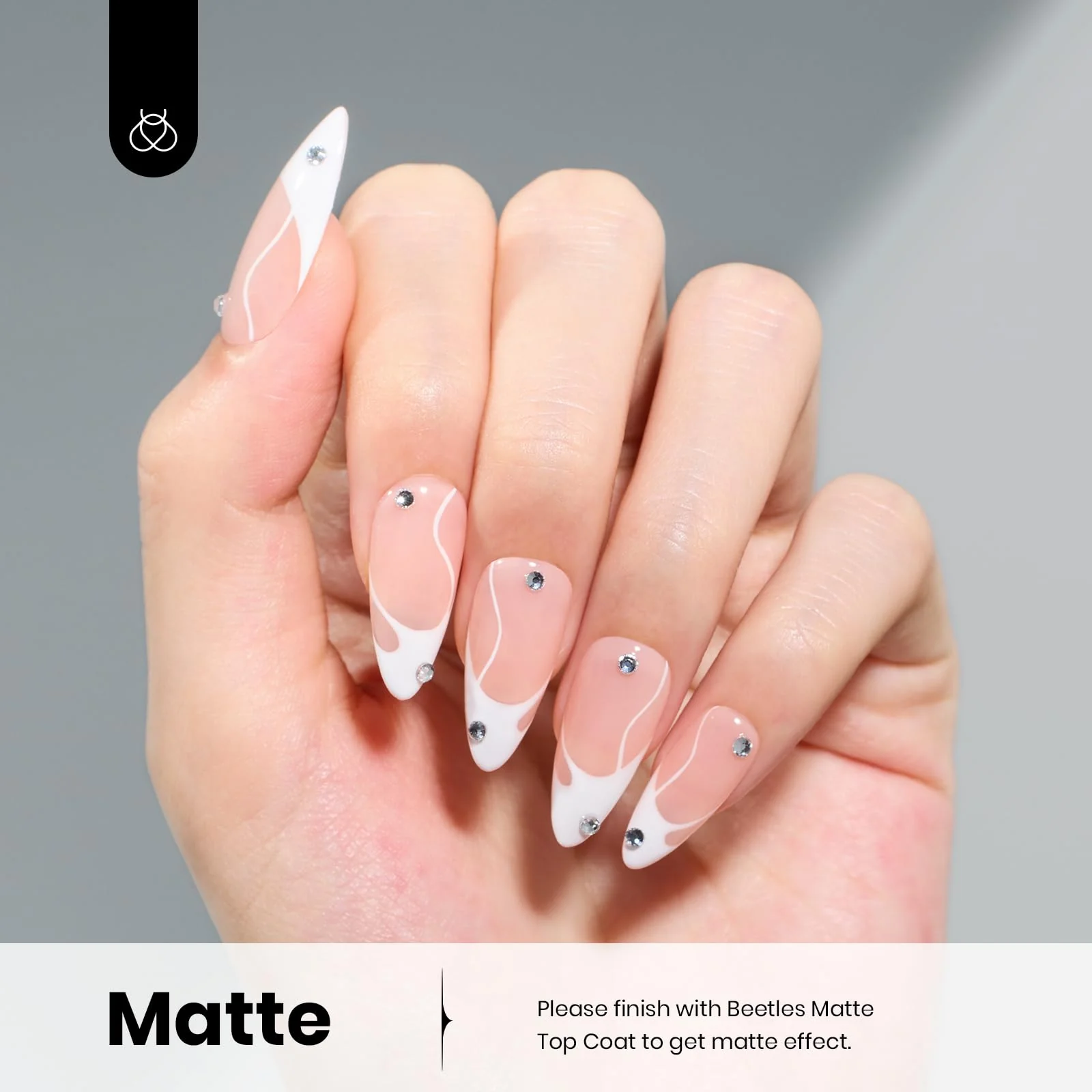 Pure Elegance Colorful Bottle Beetles White Gel Nails Nail Polish, 15ml Gel Polish - Image 5