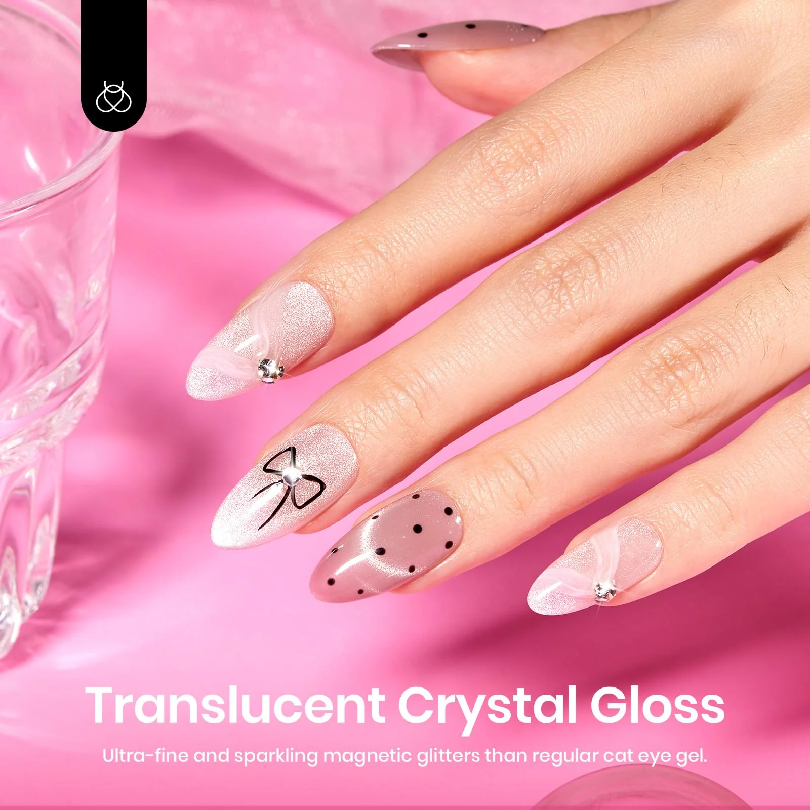 Shimmer Glass Cat Eye 6 Colors Gel Polish Set - Image 6