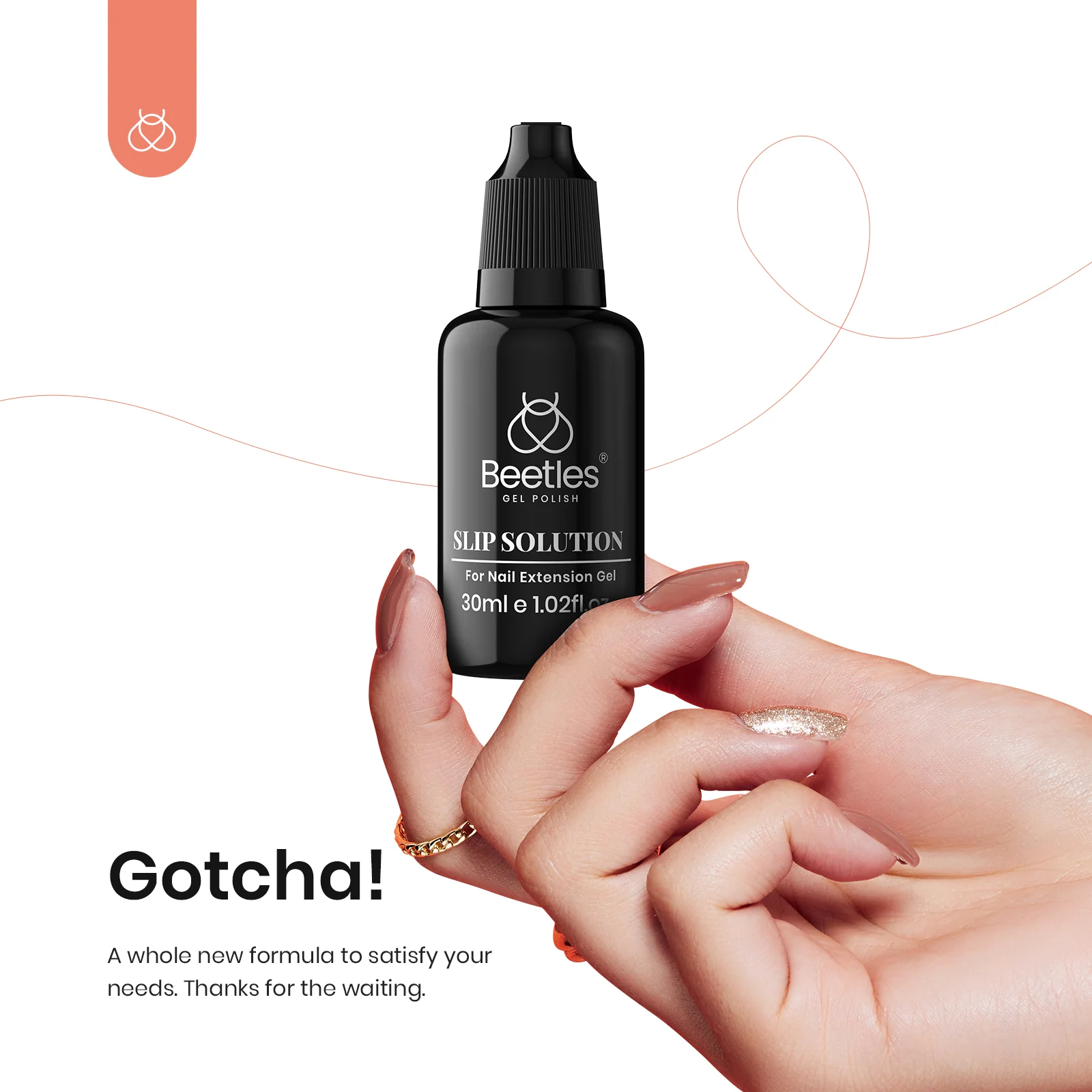 Anti-Stick Slip Solution for Nail Extension Gel | 30ML - Image 2