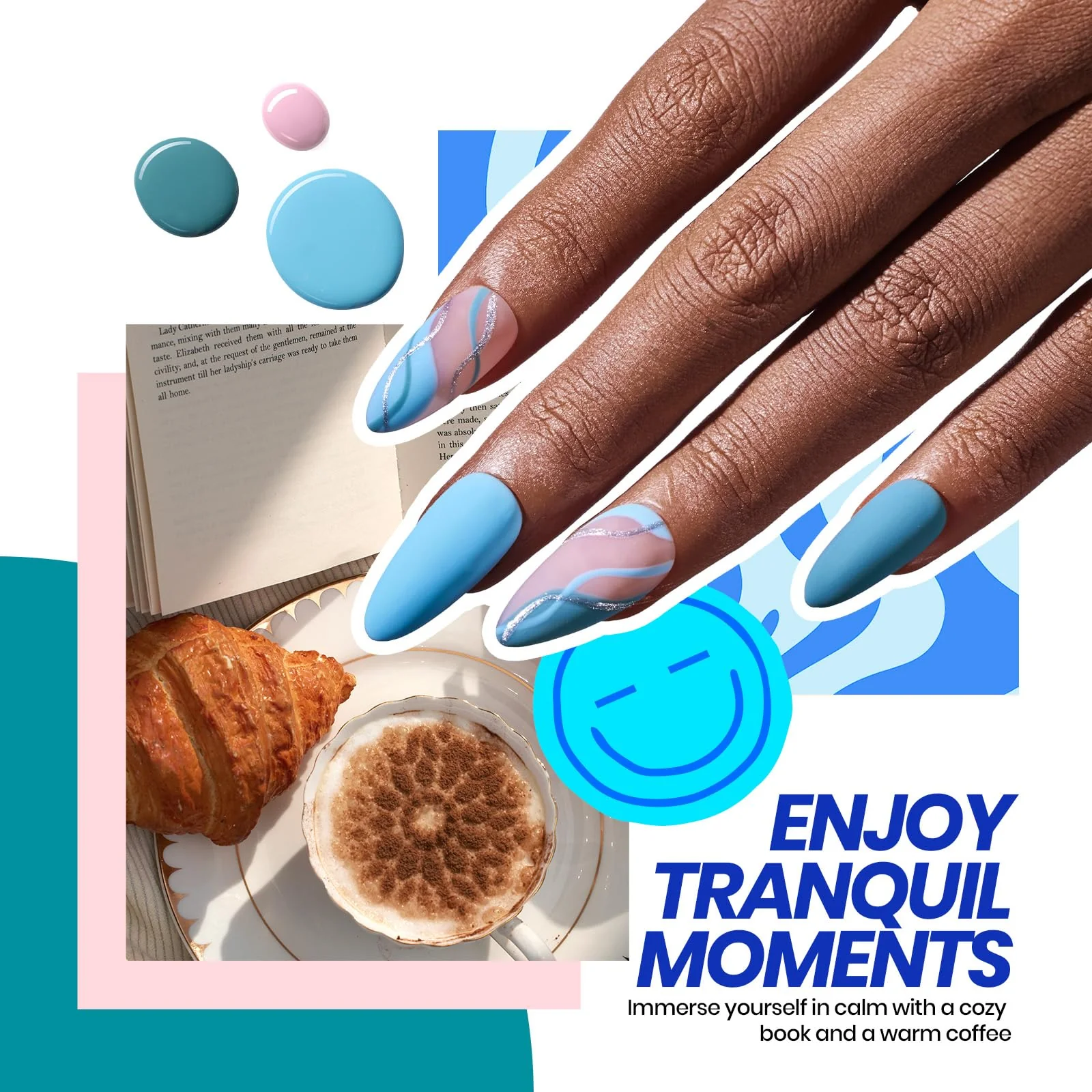 Beetles Gel Nail Starter Kit Emotional Spectrum Manicure 35 Colors 68 Pcs All-in-One Mani Set - Image 7