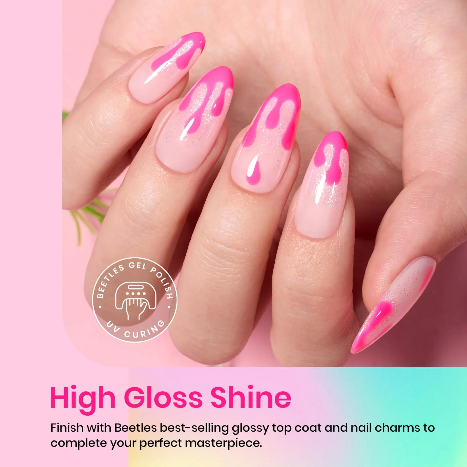 Summer Ice Cream - Nails 6 Colors Gel Nail Polish Set - Image 2